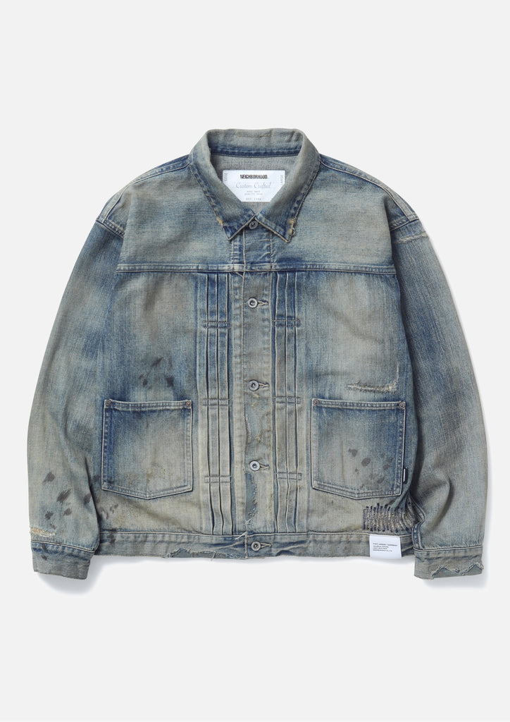 ジャケット・アウター neighborhood savage denim jacket NEIGHBORHOOD SAVAGE DENIM DEALER COAT