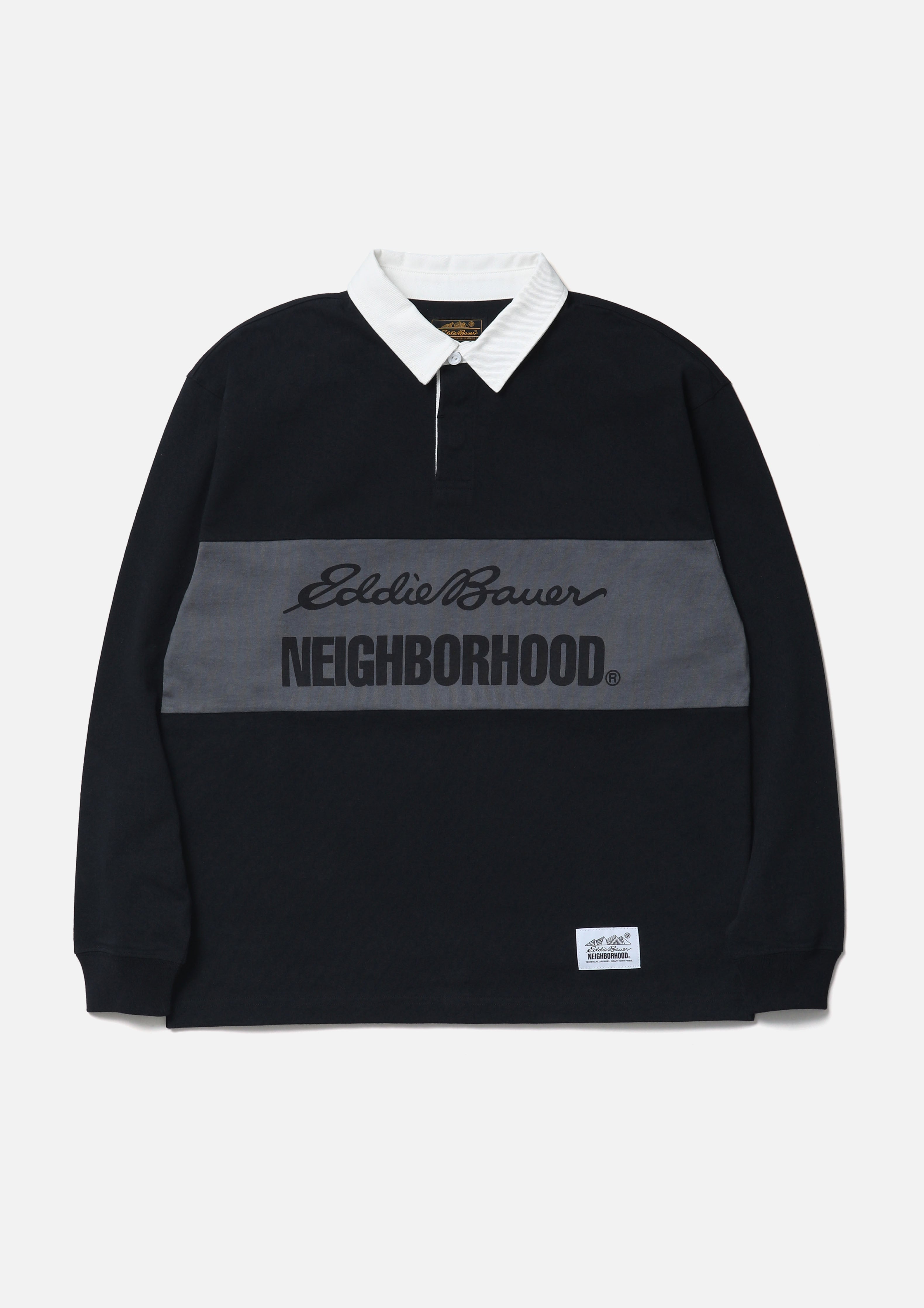 NH X EDDIE BAUER . RUGBY SHIRT LS