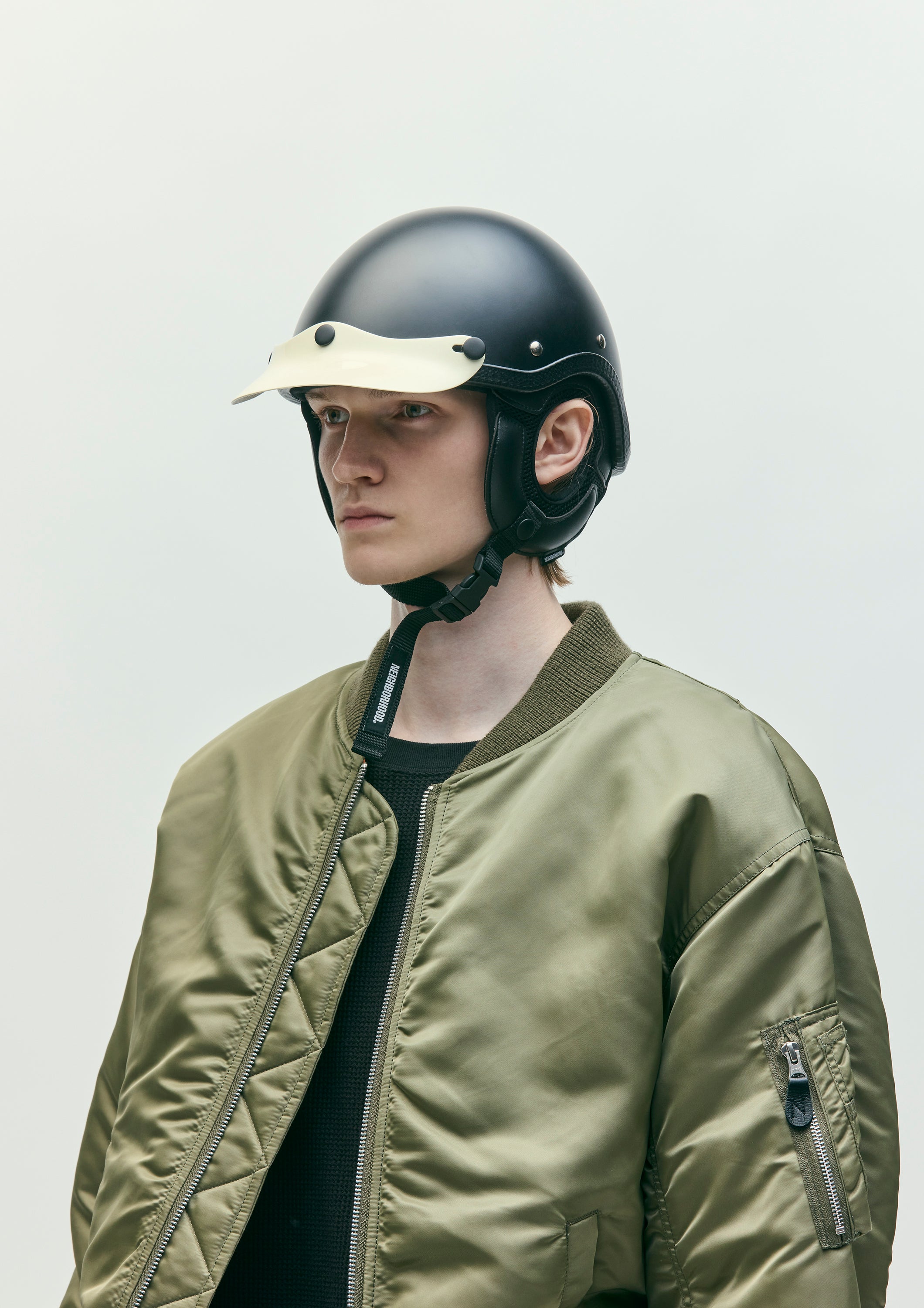 NEIGHBORHOOD x PORTER HALF HELMET ブラック HALF HELMET