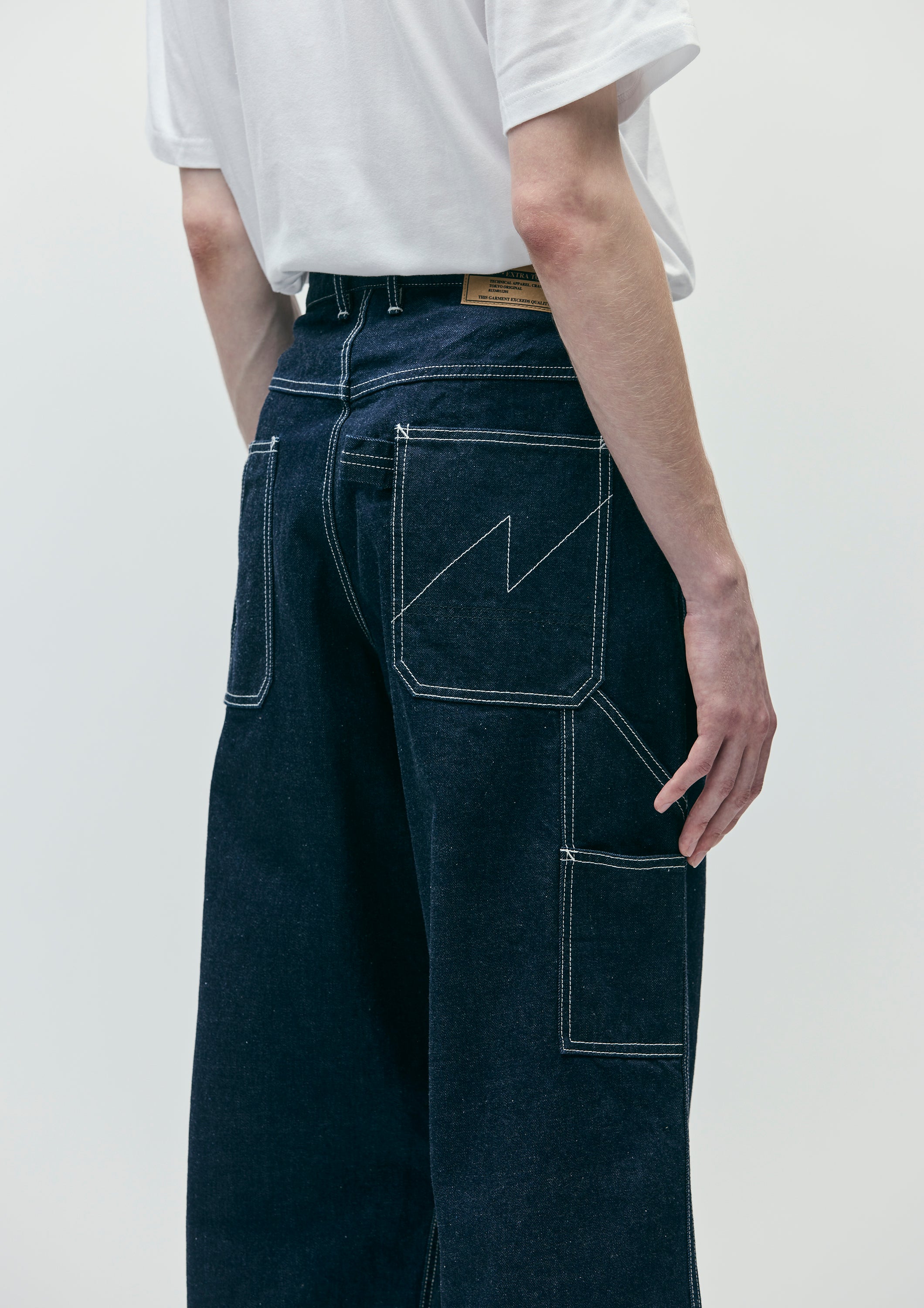 DENIM PAINTER PANTS
