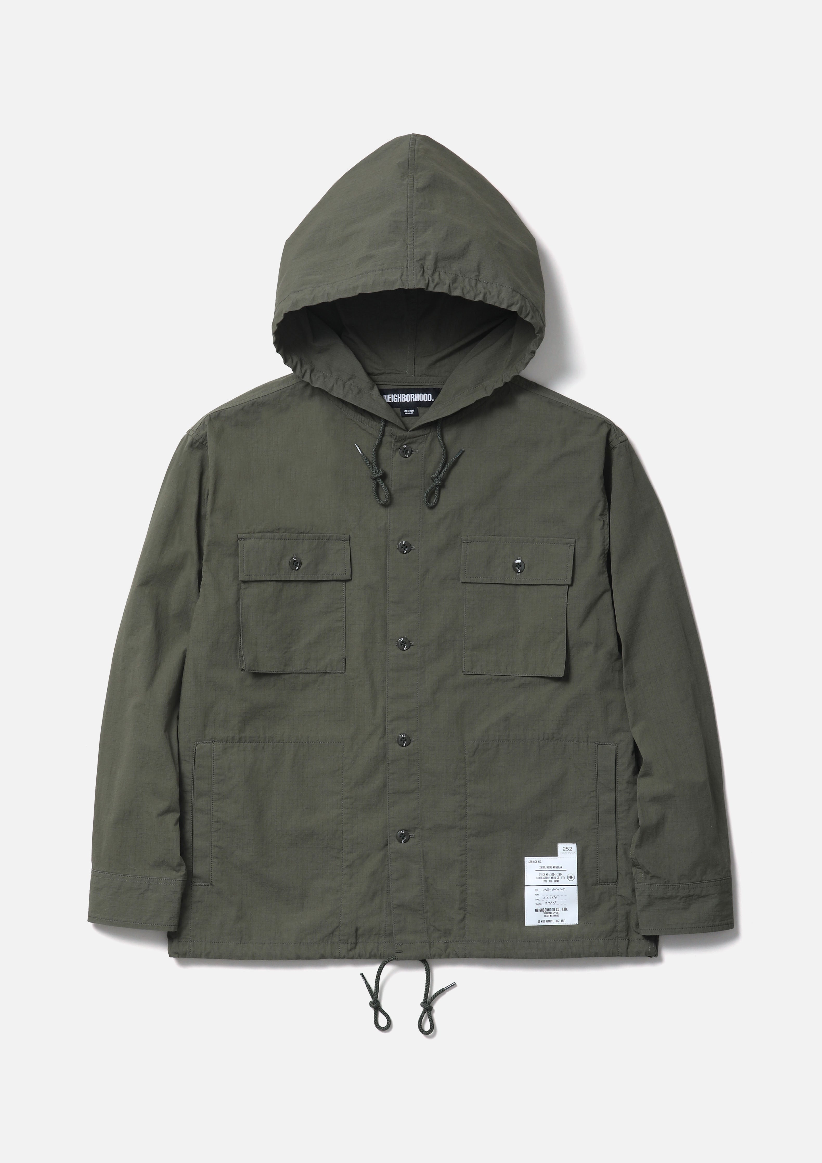 HOODED SHIRT LS