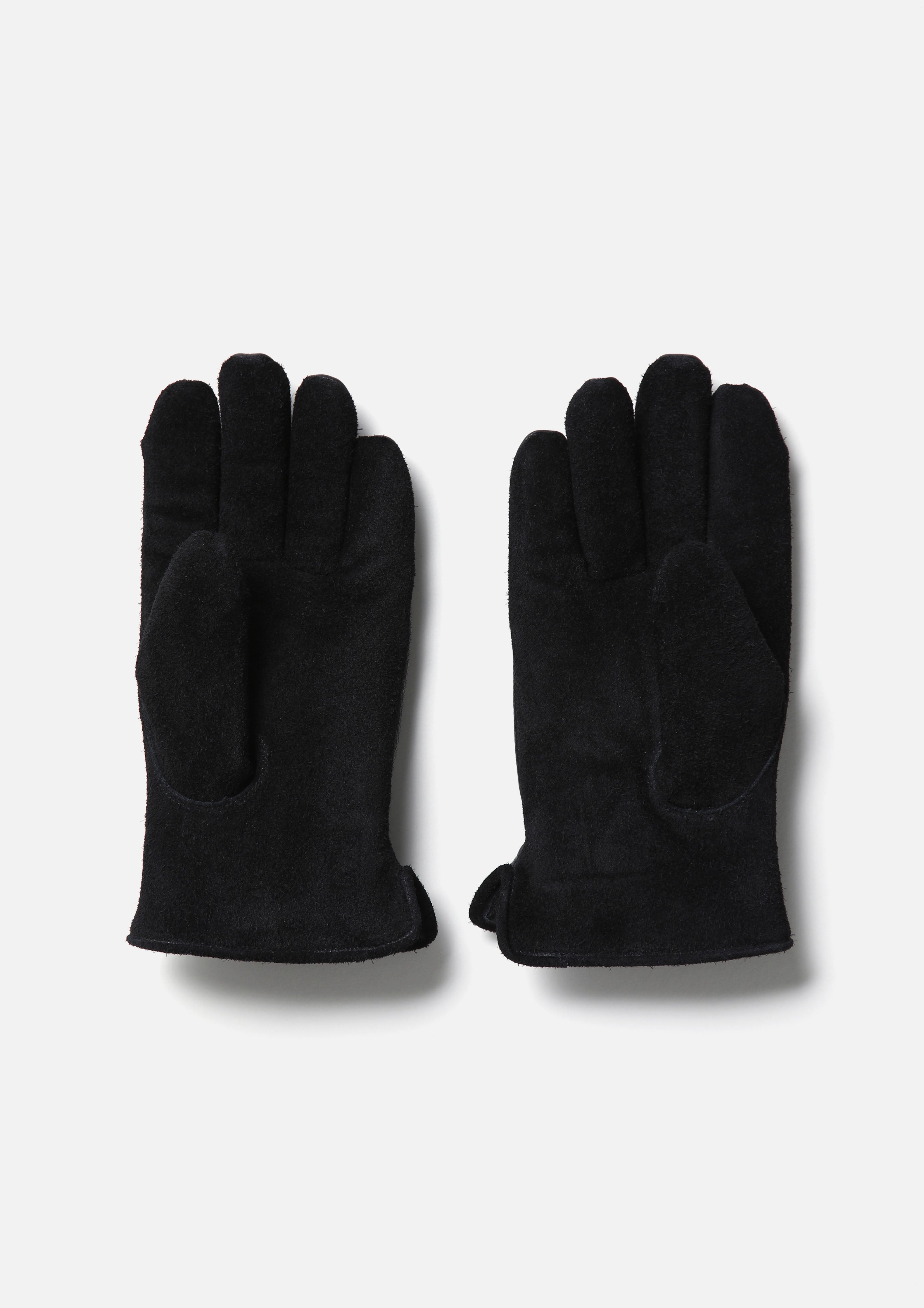 LEATHER BOA GLOVES