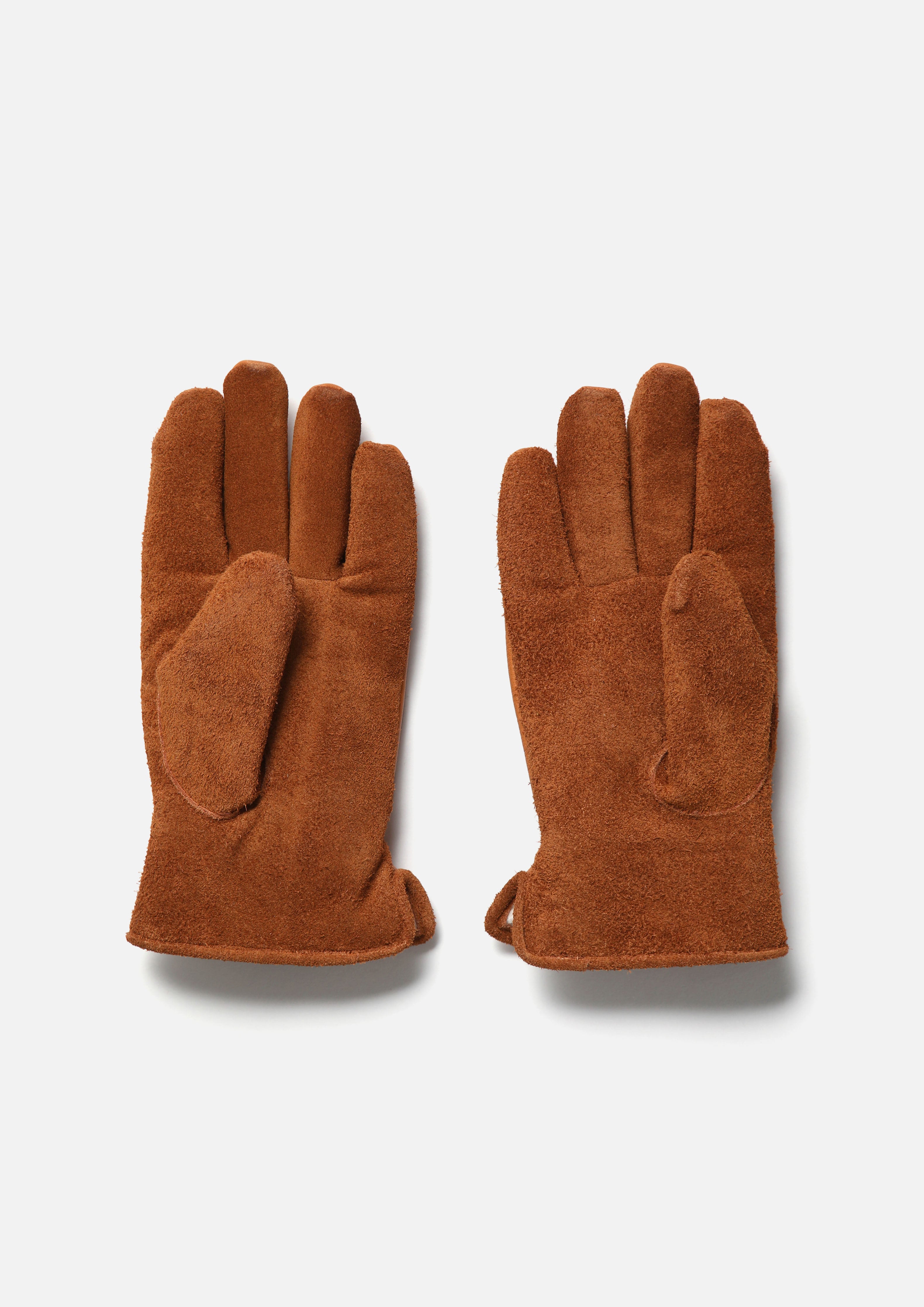 LEATHER BOA GLOVES
