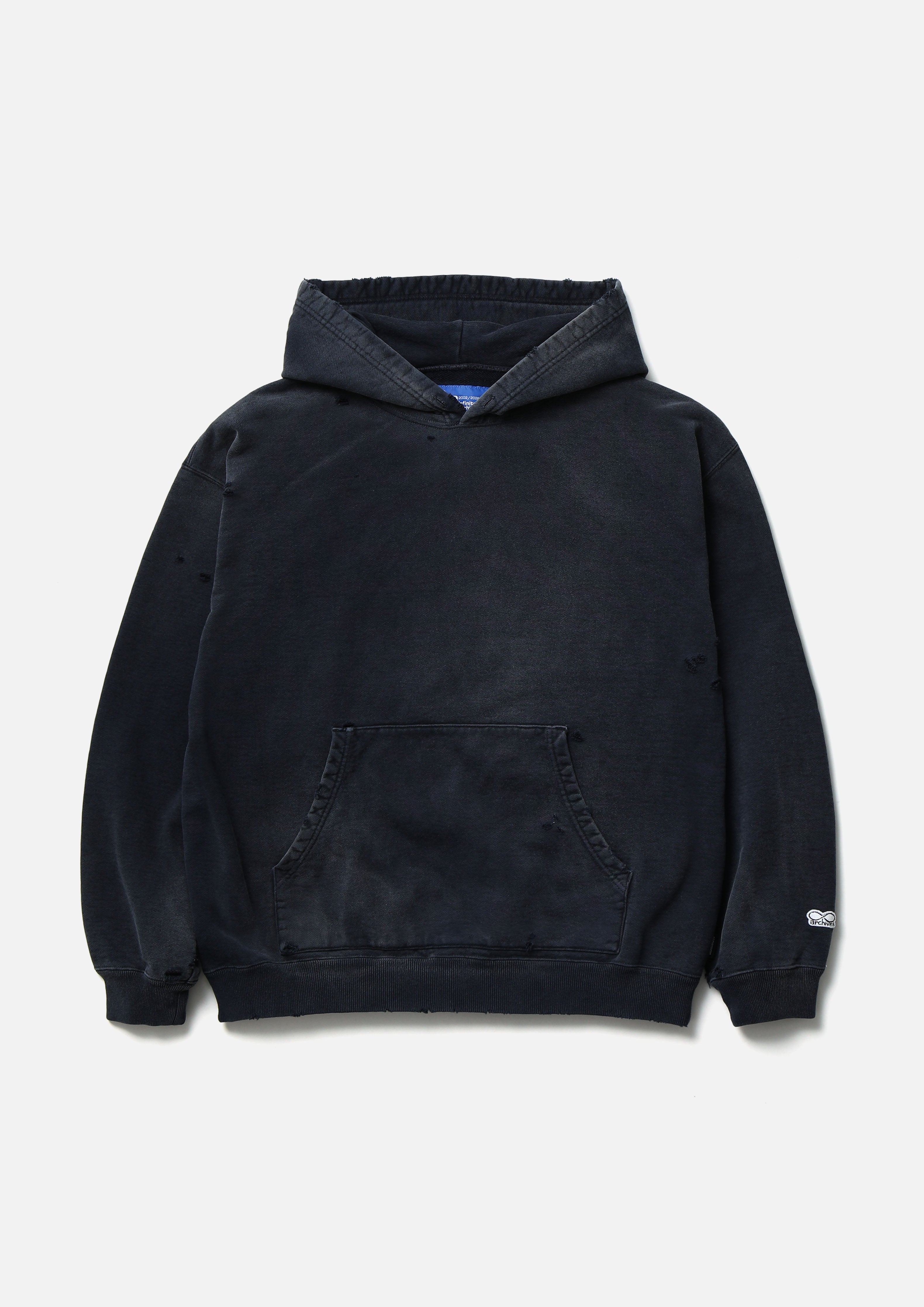 ANDWANG Signature Club Pullover ネイビー F NH X INFINITE ARCHIVES . SAVAGE SWEAT HOODIE LS