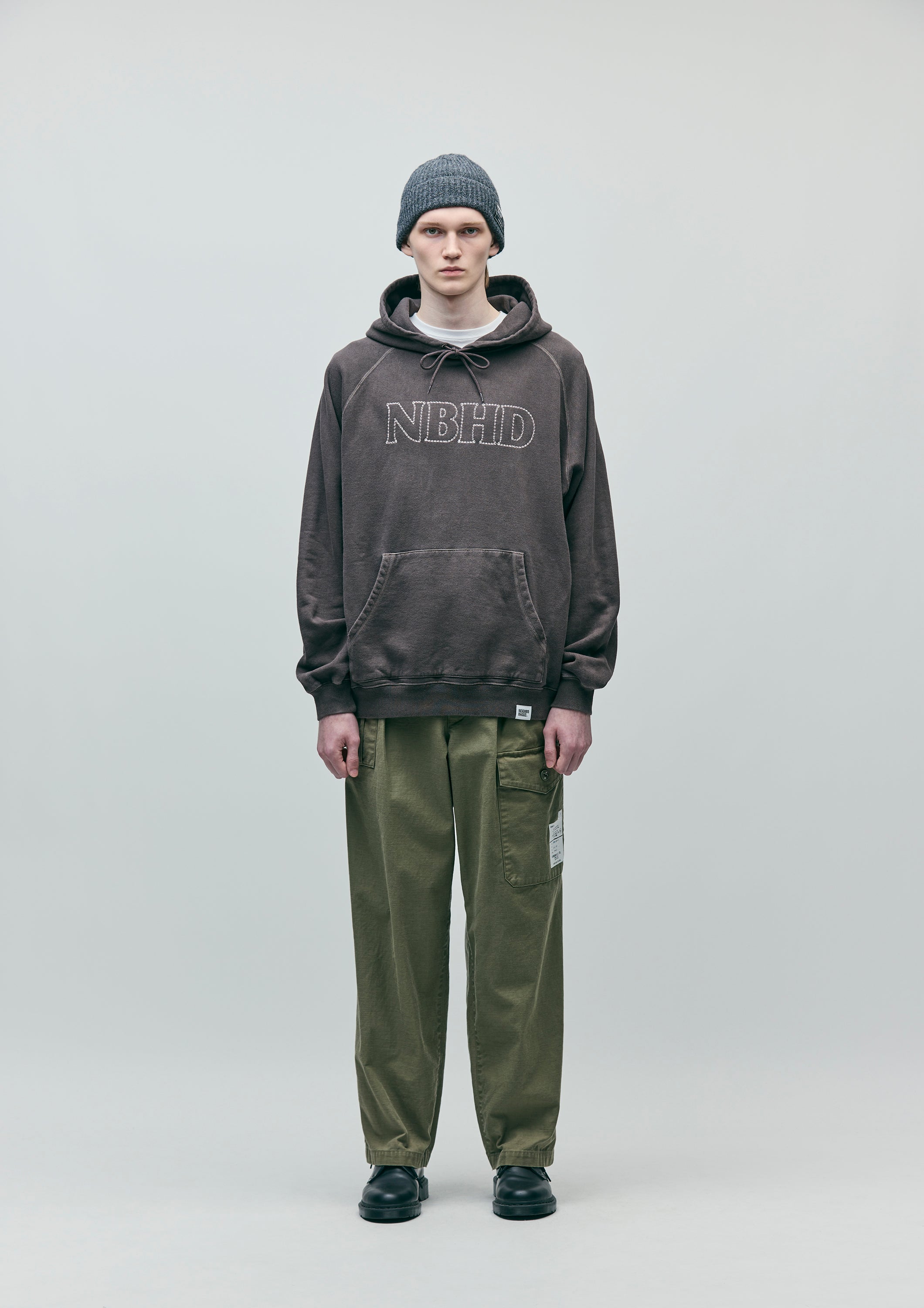 PIGMENT DYED SWEAT HOODIE LS