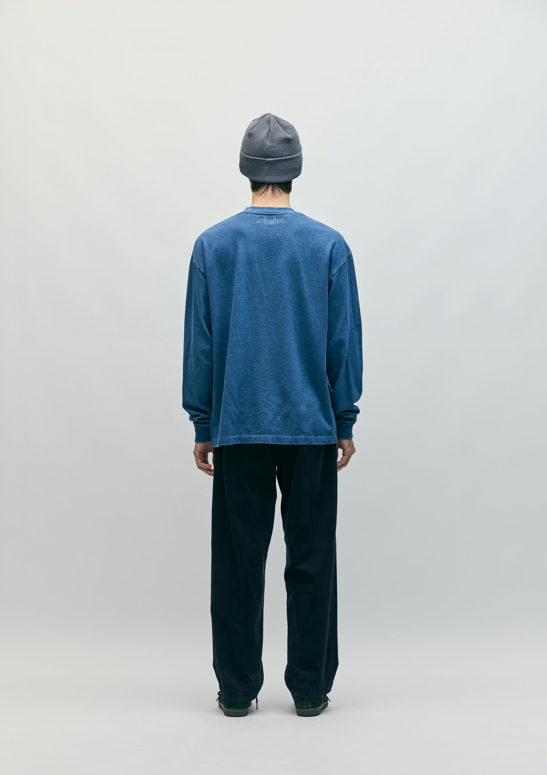 PIGMENT DYED CREWNECK LS