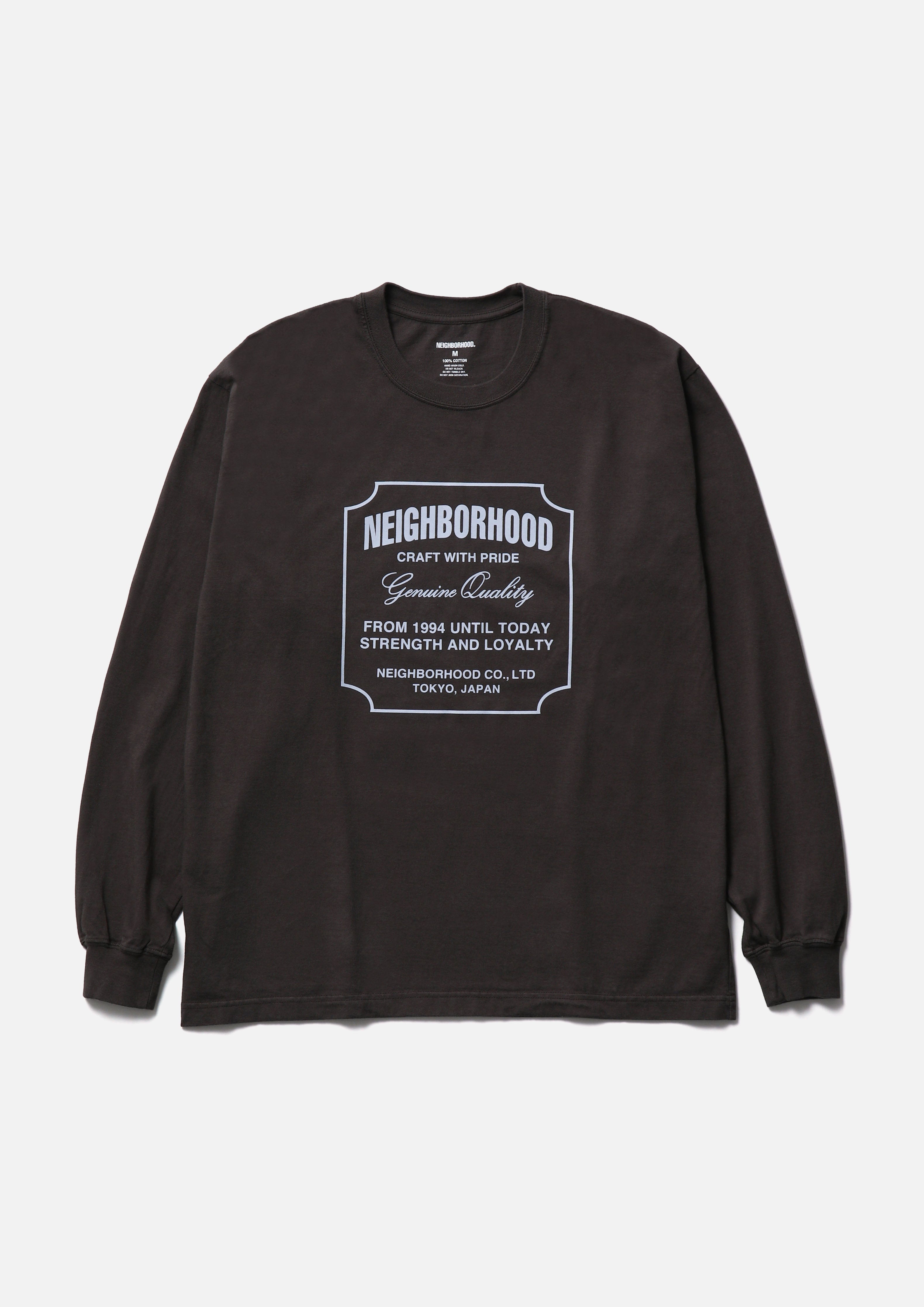 NEIGHBORHOOD 長袖カットソー Lサイズ NH . TEE LS-8