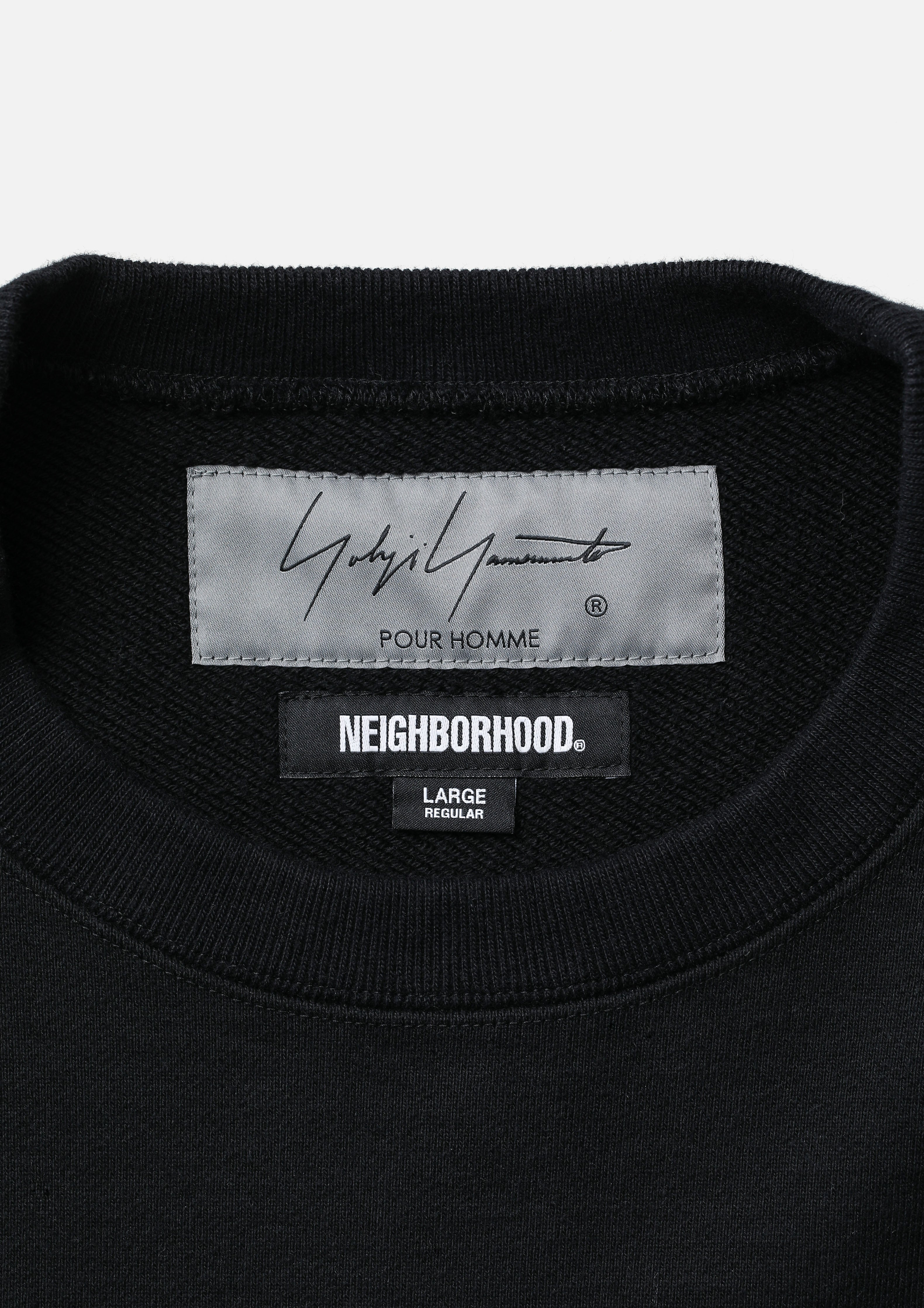 NH X YOHJI YAMAMOTO . SWEAT SHIRT LS