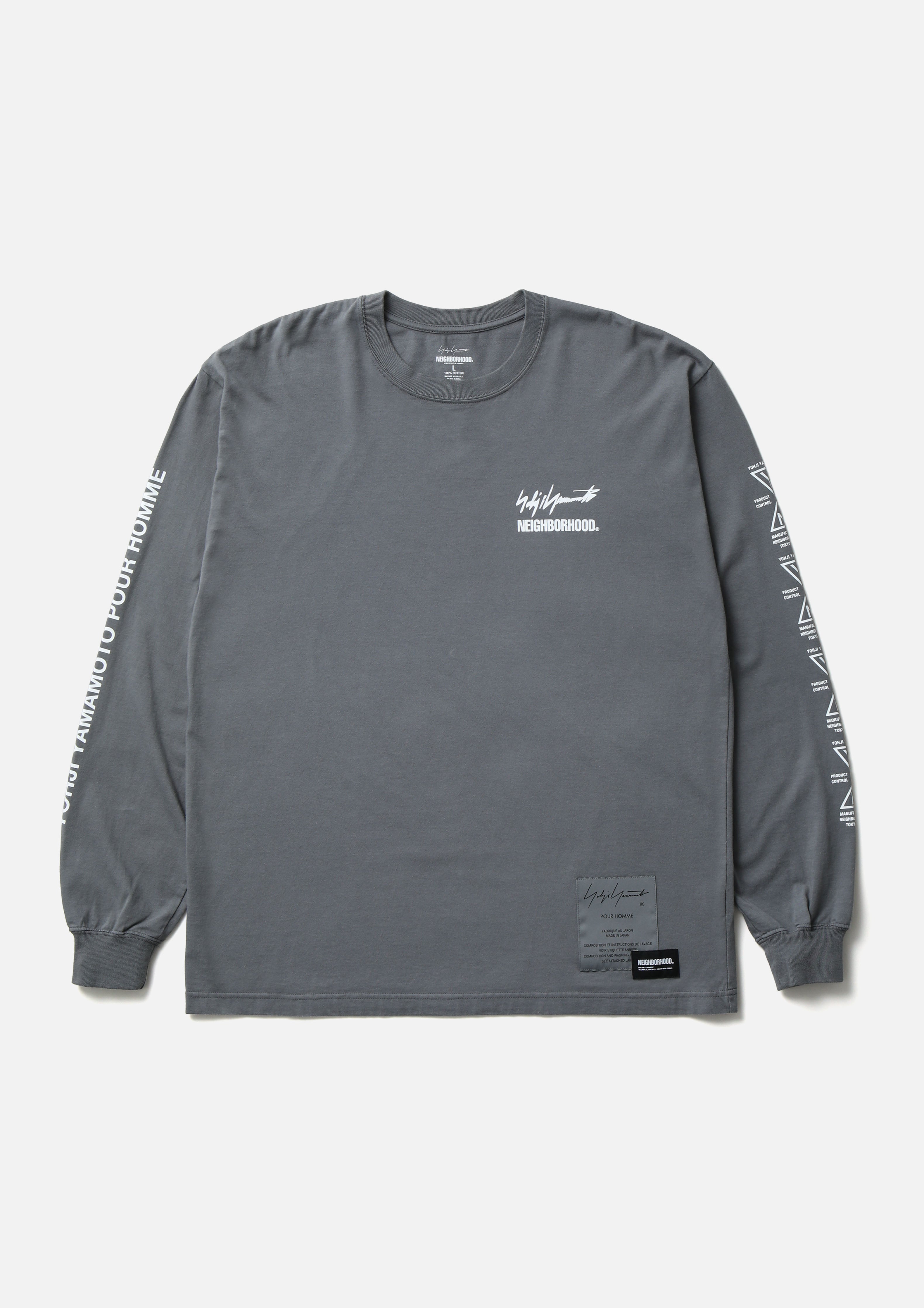 NH X YOHJI YAMAMOTO . TEE LS