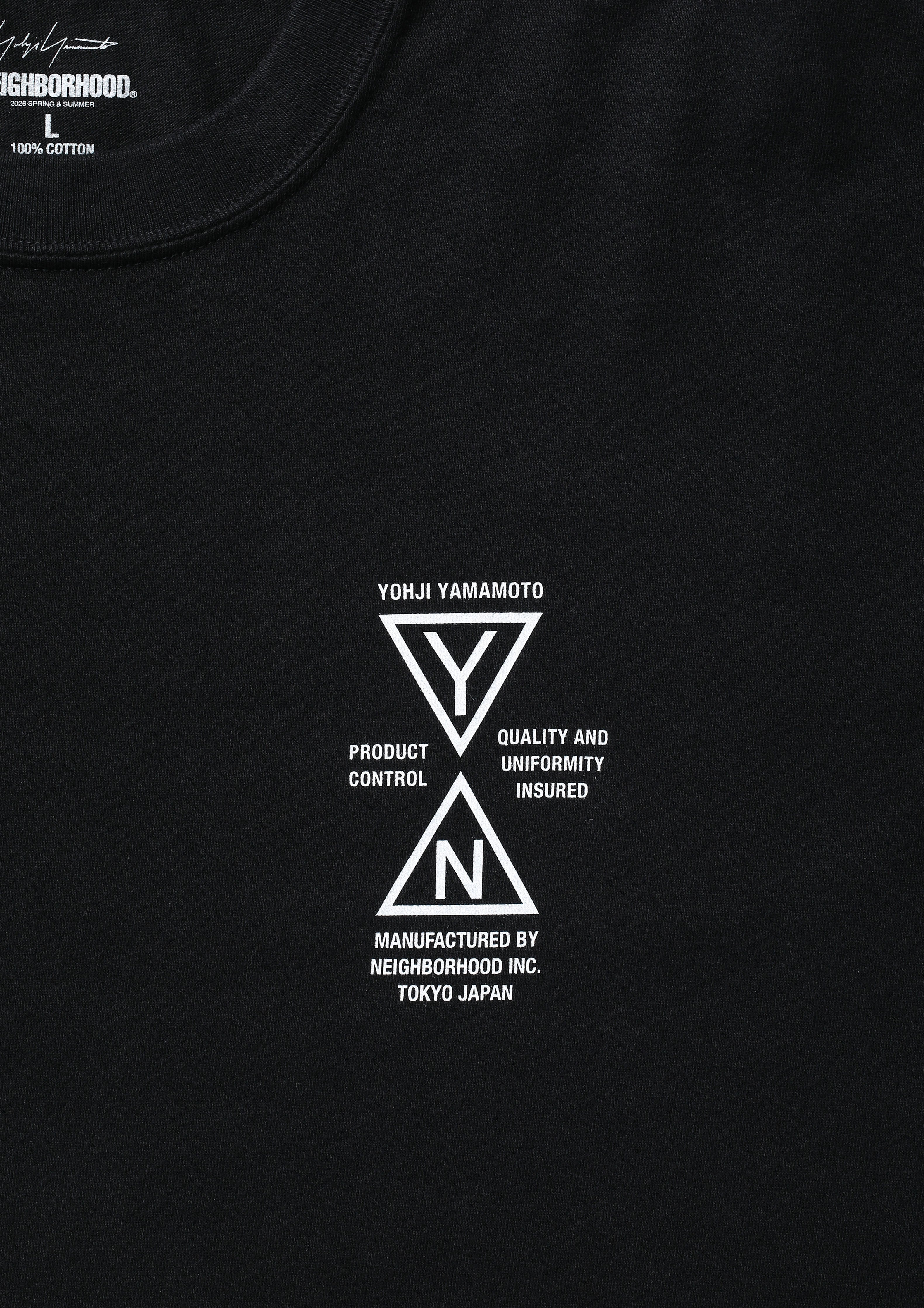 NH X YOHJI YAMAMOTO . TEE SS-1