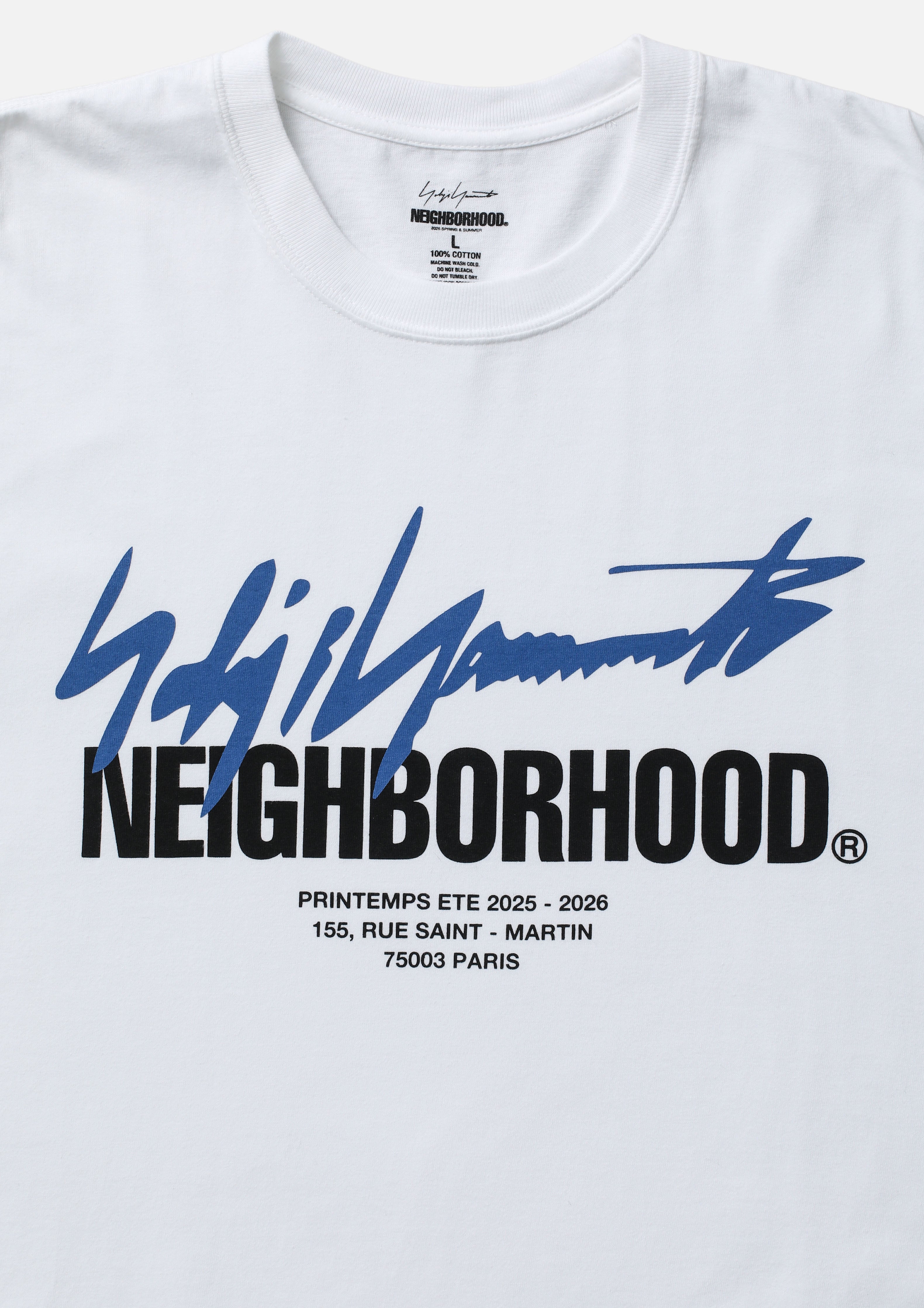 NH X YOHJI YAMAMOTO . TEE SS-2