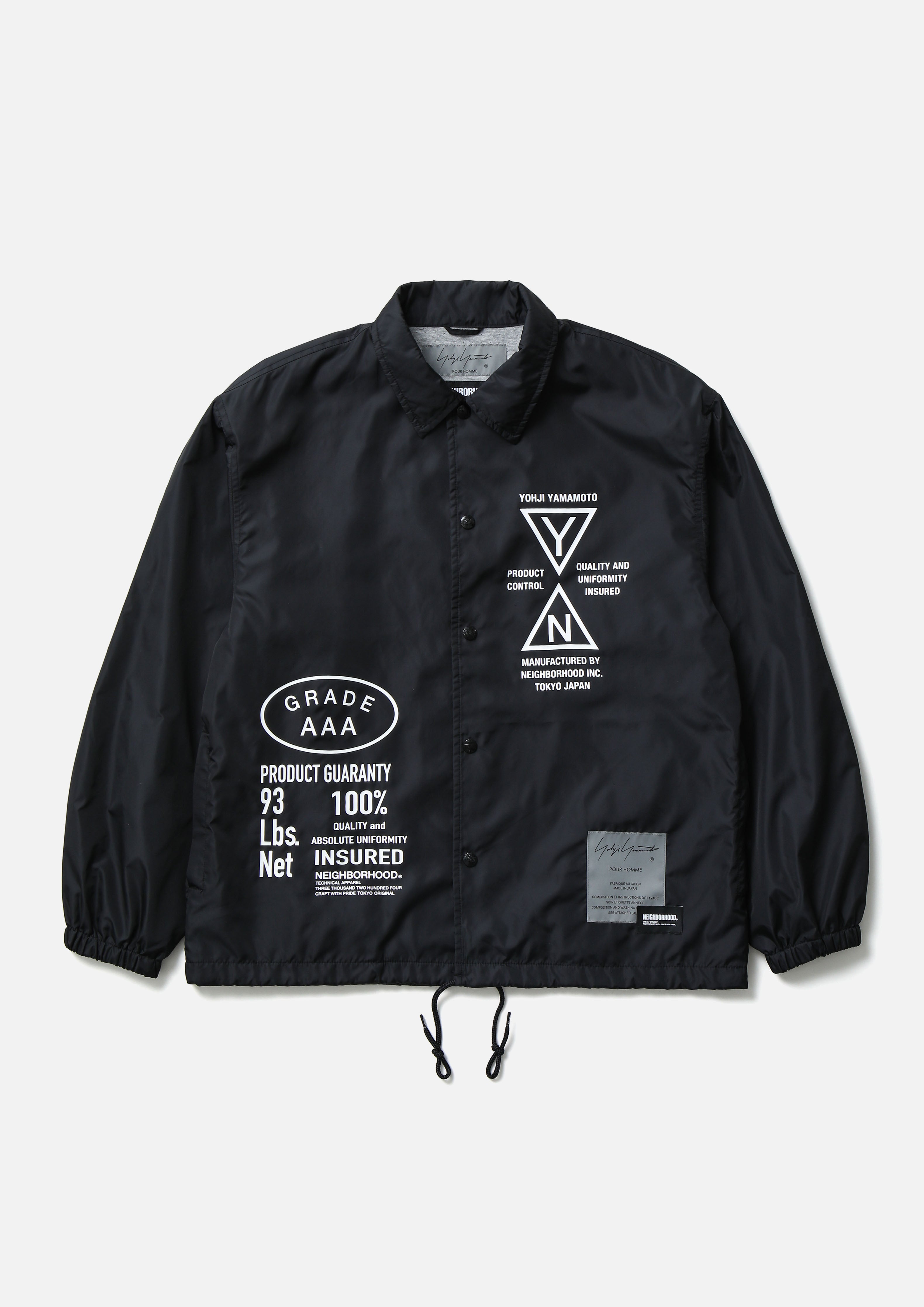 NH X YOHJI YAMAMOTO . WINDBREAKER JACKET