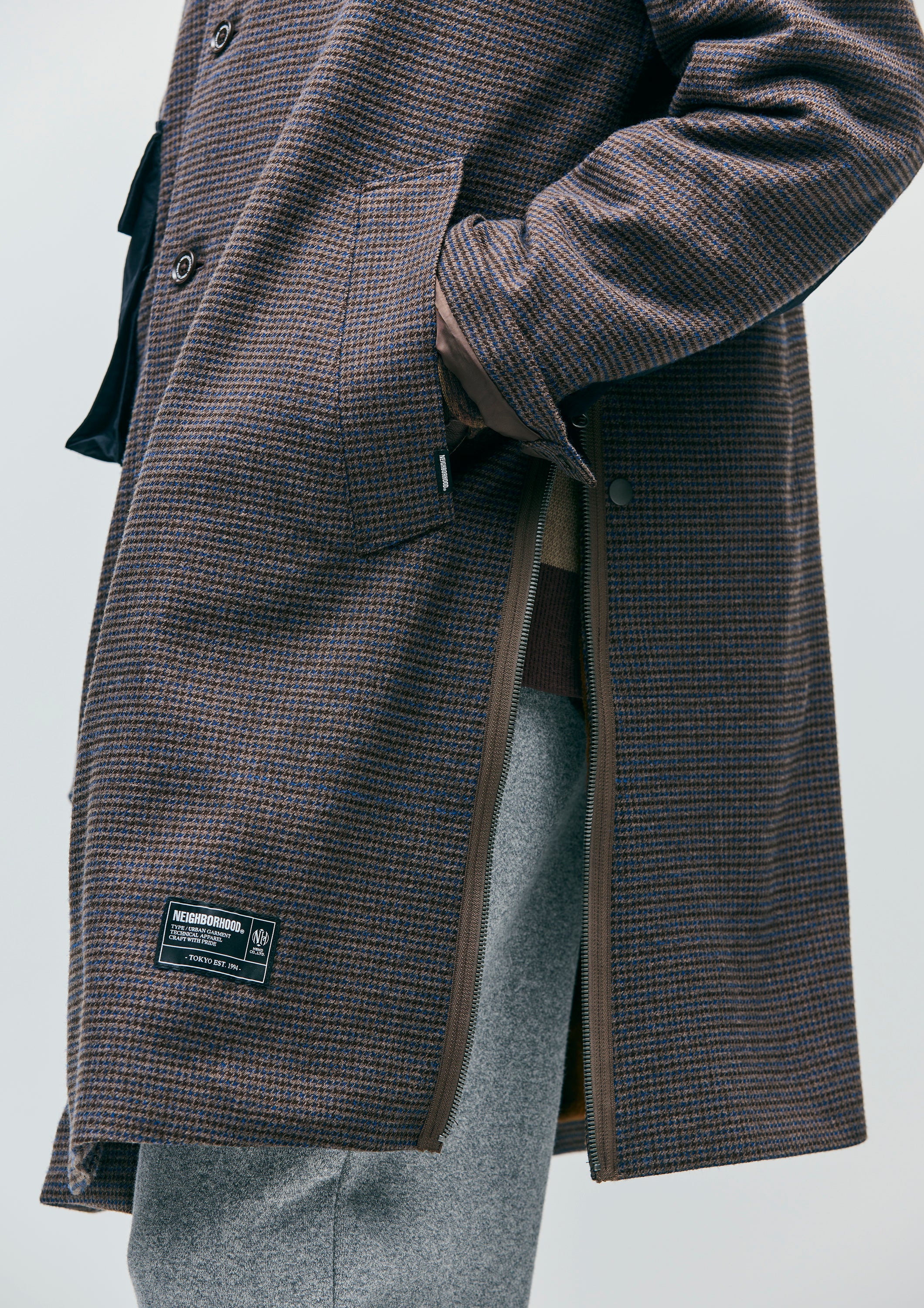 GC CHECK BALCOLLAR COAT