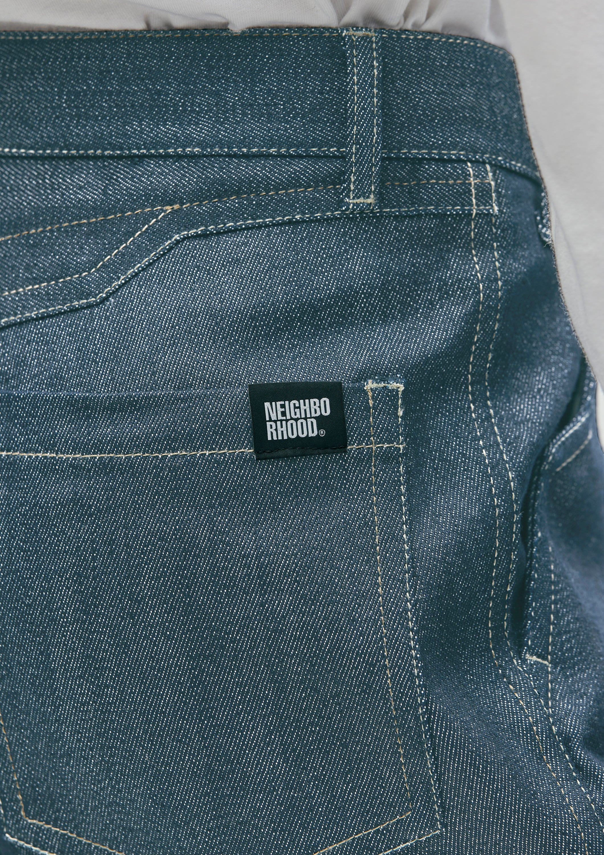 TWO TUCK DENIM PANTS