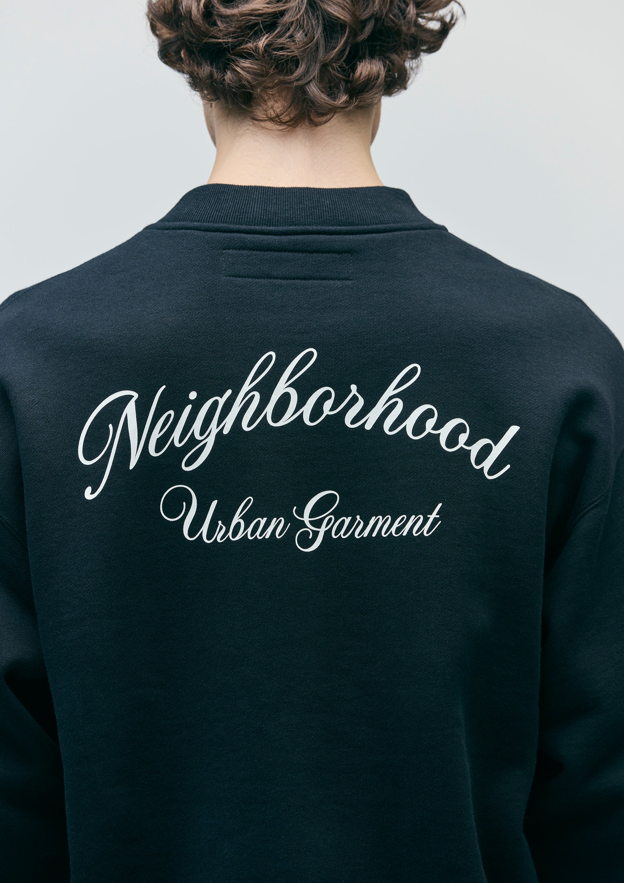 PLAIN SWEAT ZIP JACKET LS