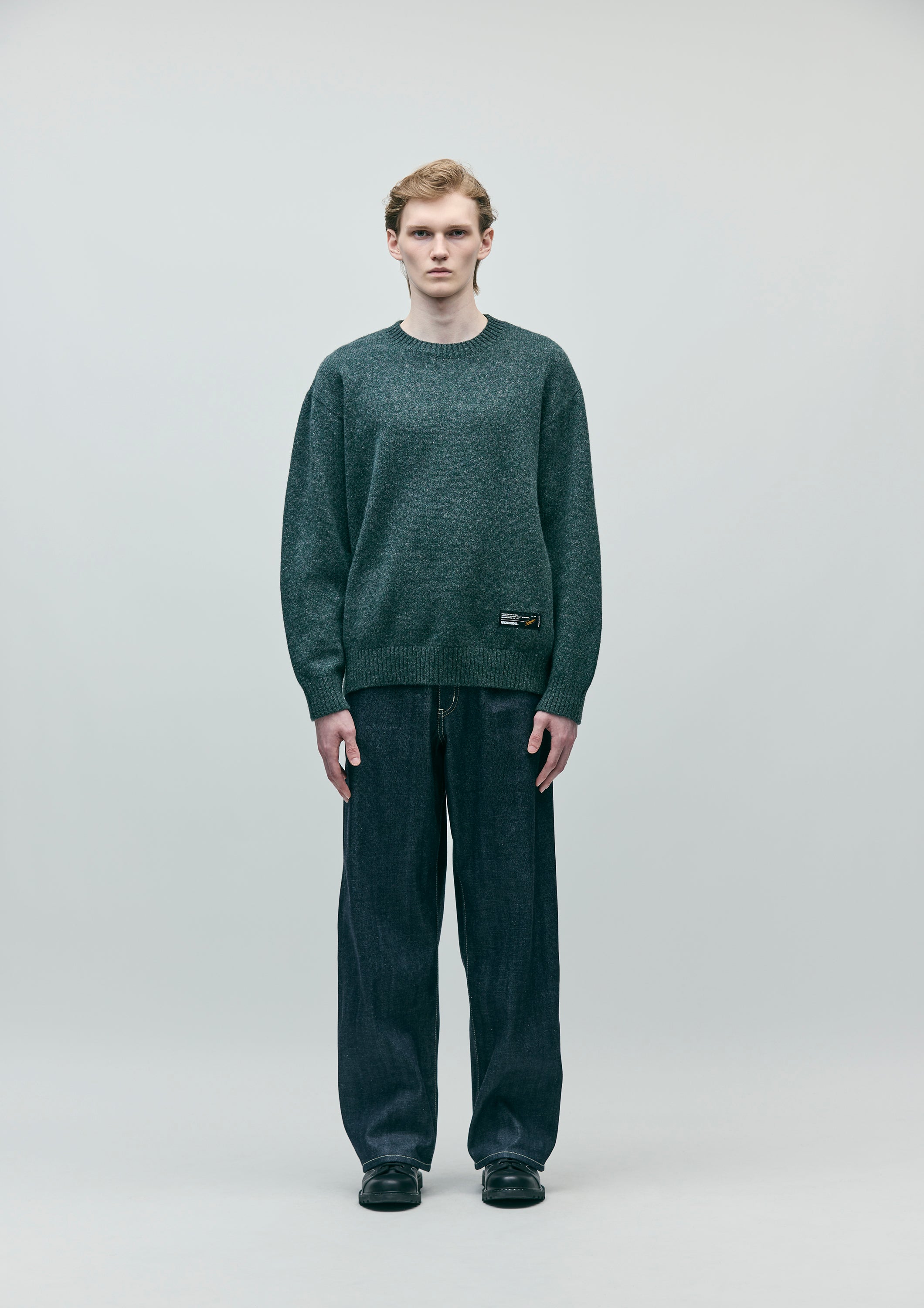 RIGID DENIM DP WIDE PANTS