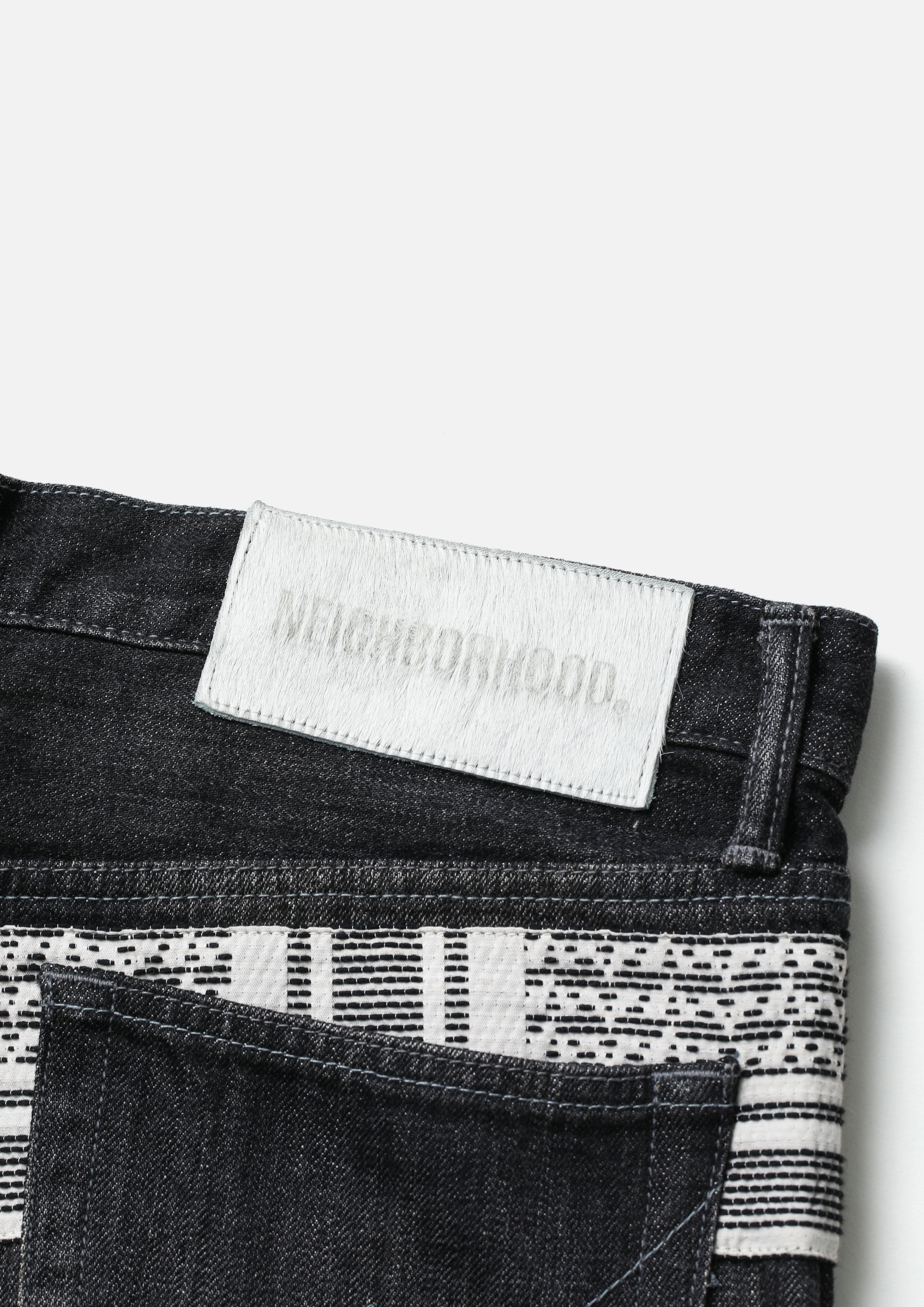 NH X YOHJI YAMAMOTO . SAVAGE DENIM DP BASIC PANTS