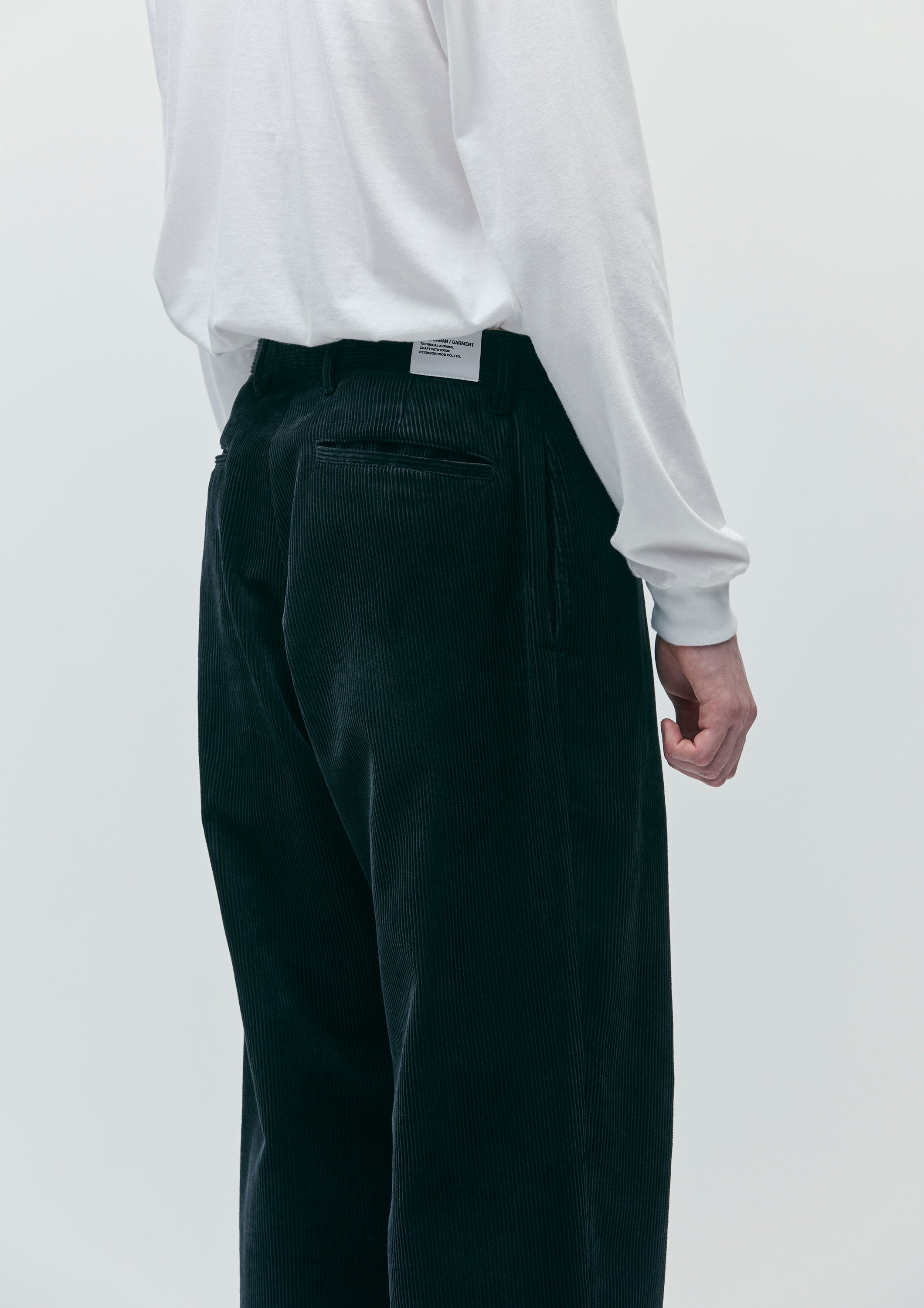 CORDUROY PLAIN PANTS