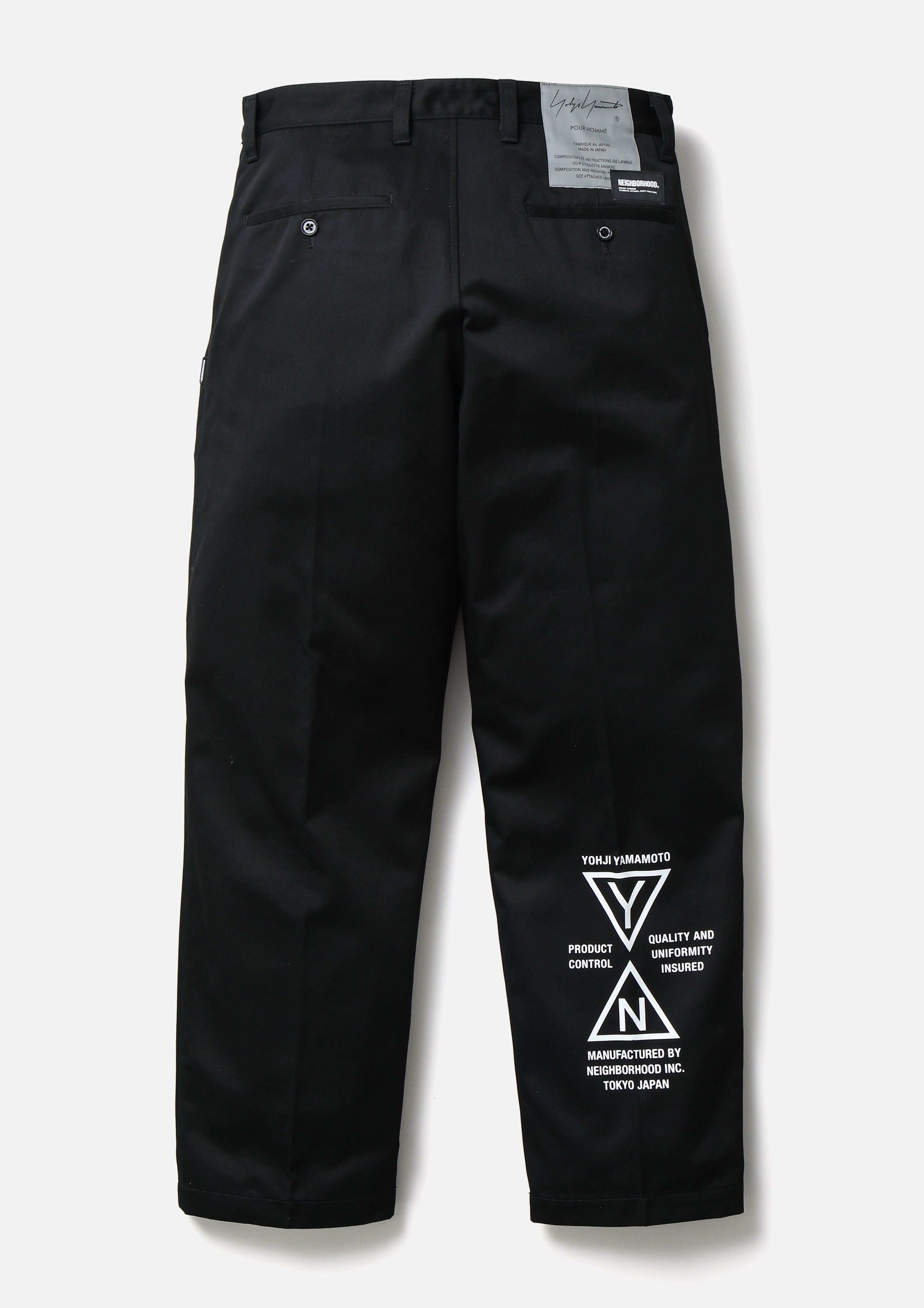 NH X YOHJI YAMAMOTO . TUCK WORK PANTS
