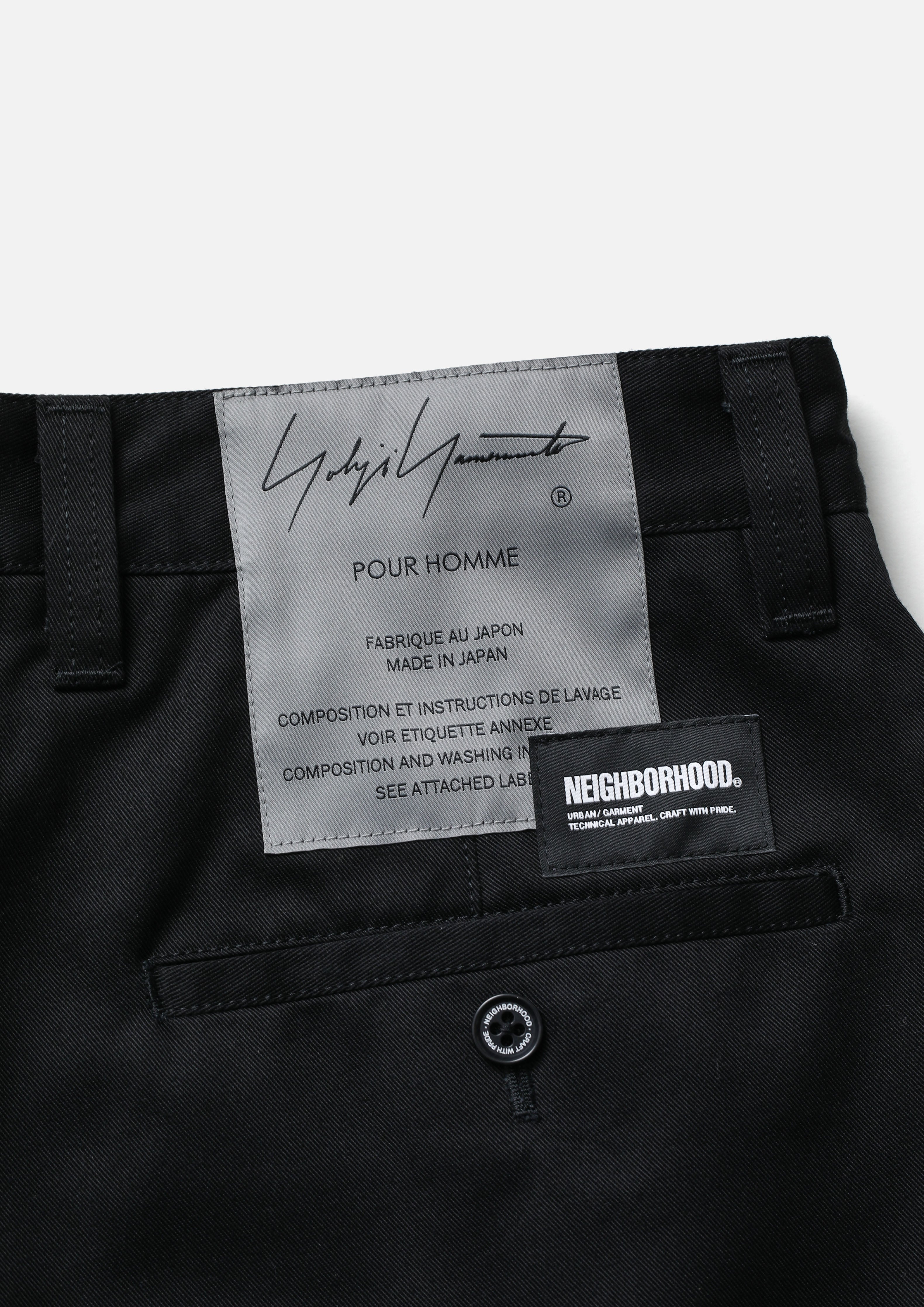 NH X YOHJI YAMAMOTO . TUCK WORK PANTS