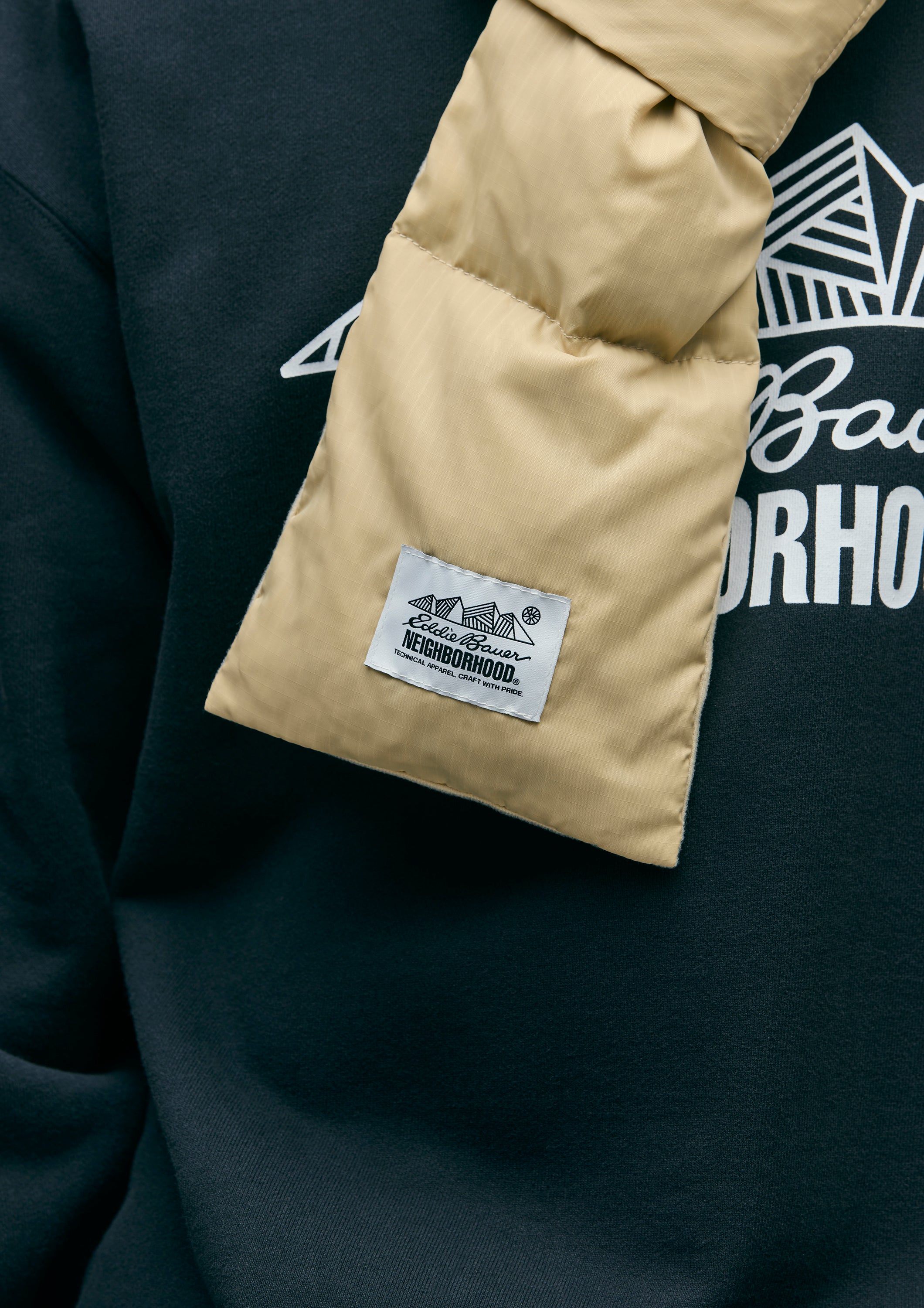 小物 NEIGHBORHOOD EDDIE BAUER . DOWN MUFFLER NH X EDDIE BAUER . DOWN MUFFLER