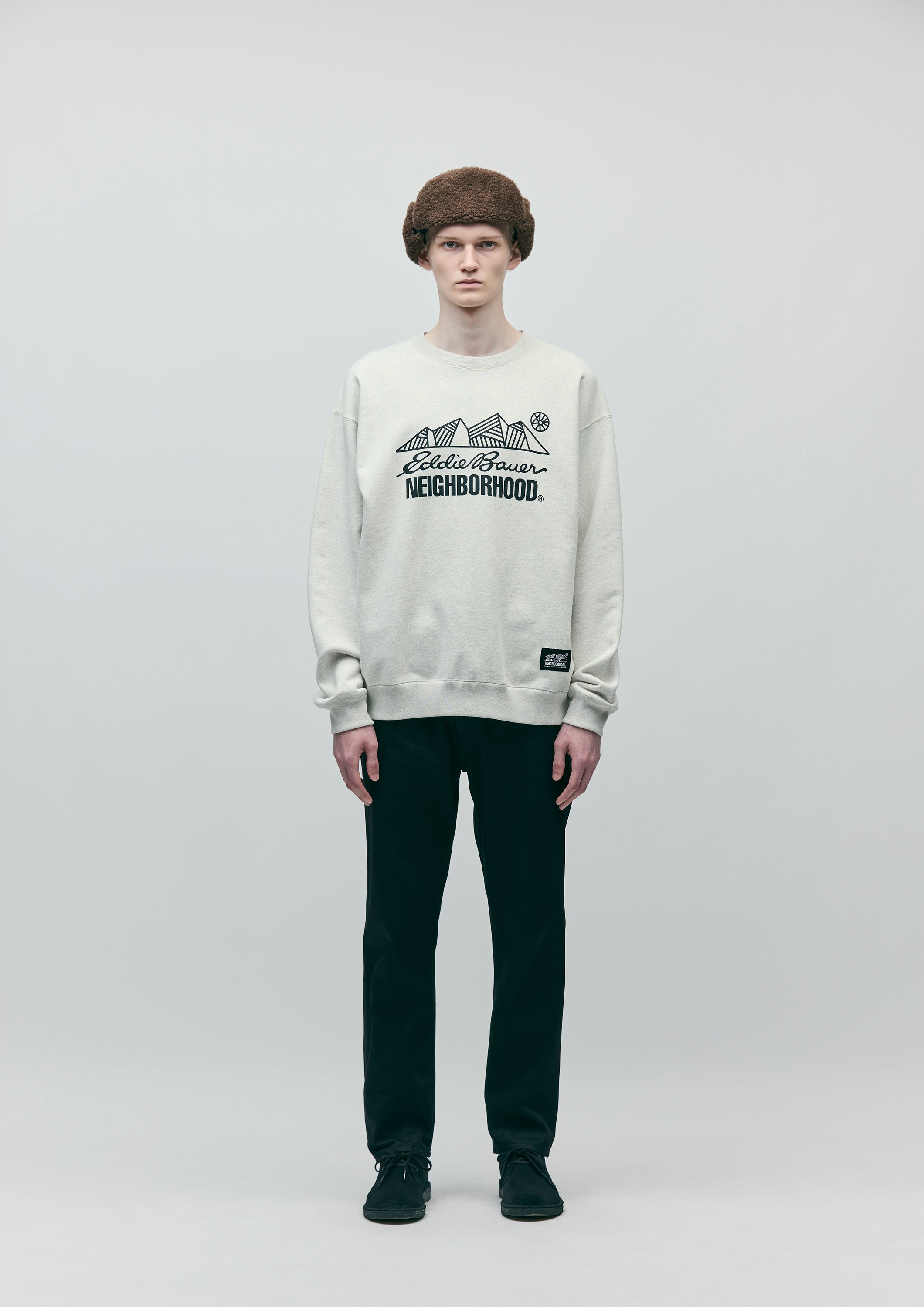 NH X EDDIE BAUER . CLASSIC SWEAT SHIRT LS