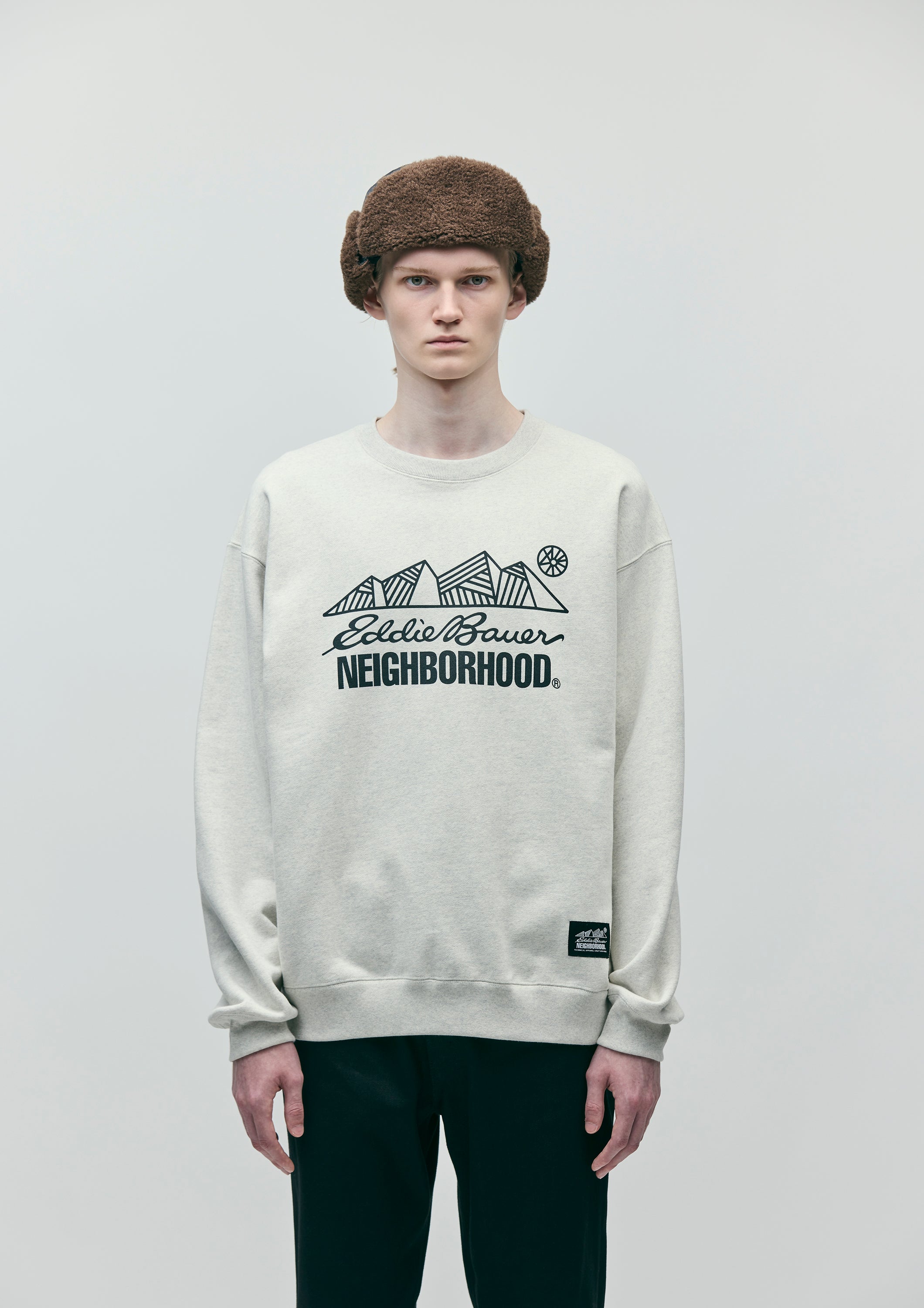 NH X EDDIE BAUER . CLASSIC SWEAT SHIRT LS