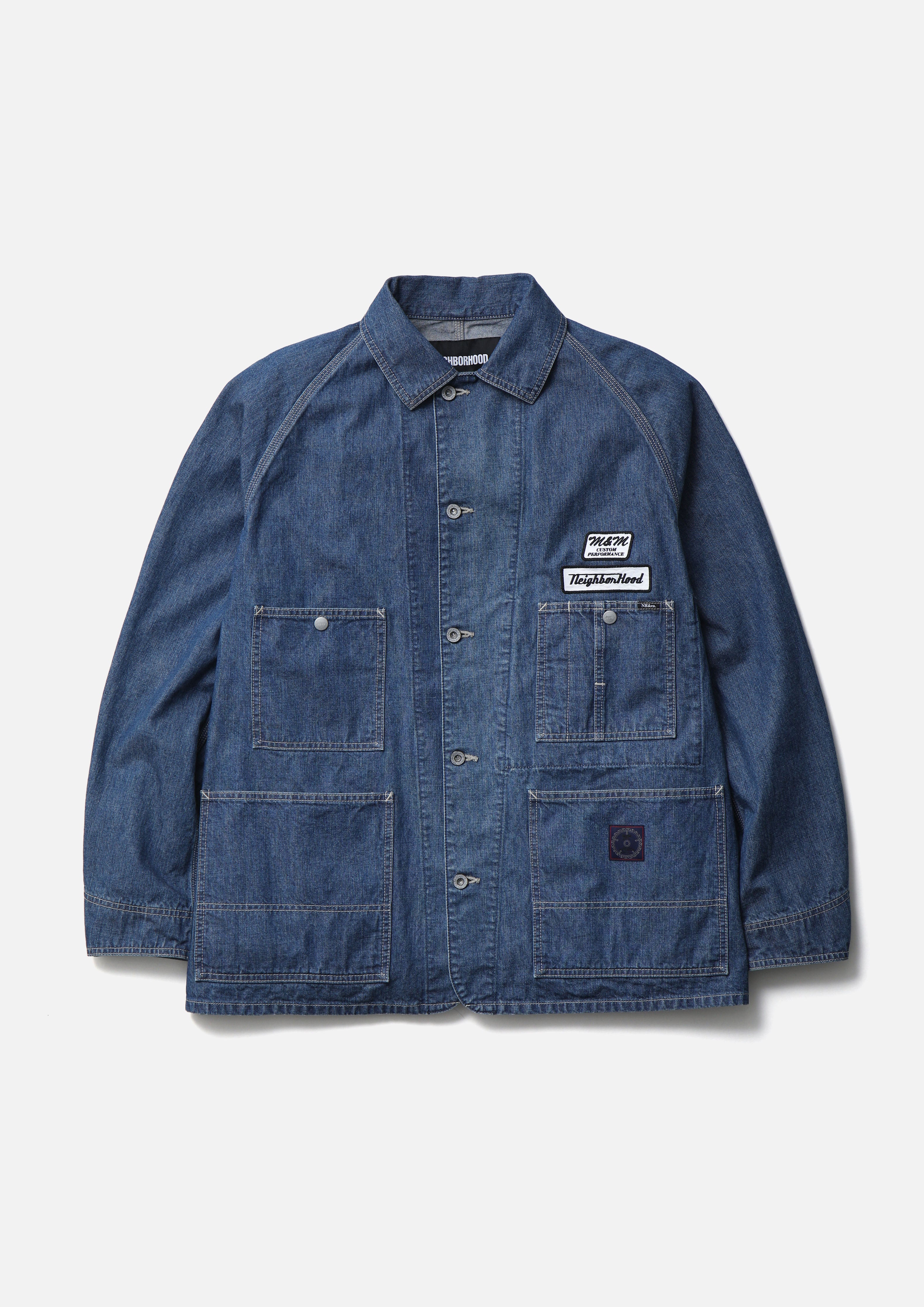 ジャケット・アウター NH X M&M WASHED DENIM COVERALL JACKET L NH X M&M . WASHED DENIM COVERALL JACKET