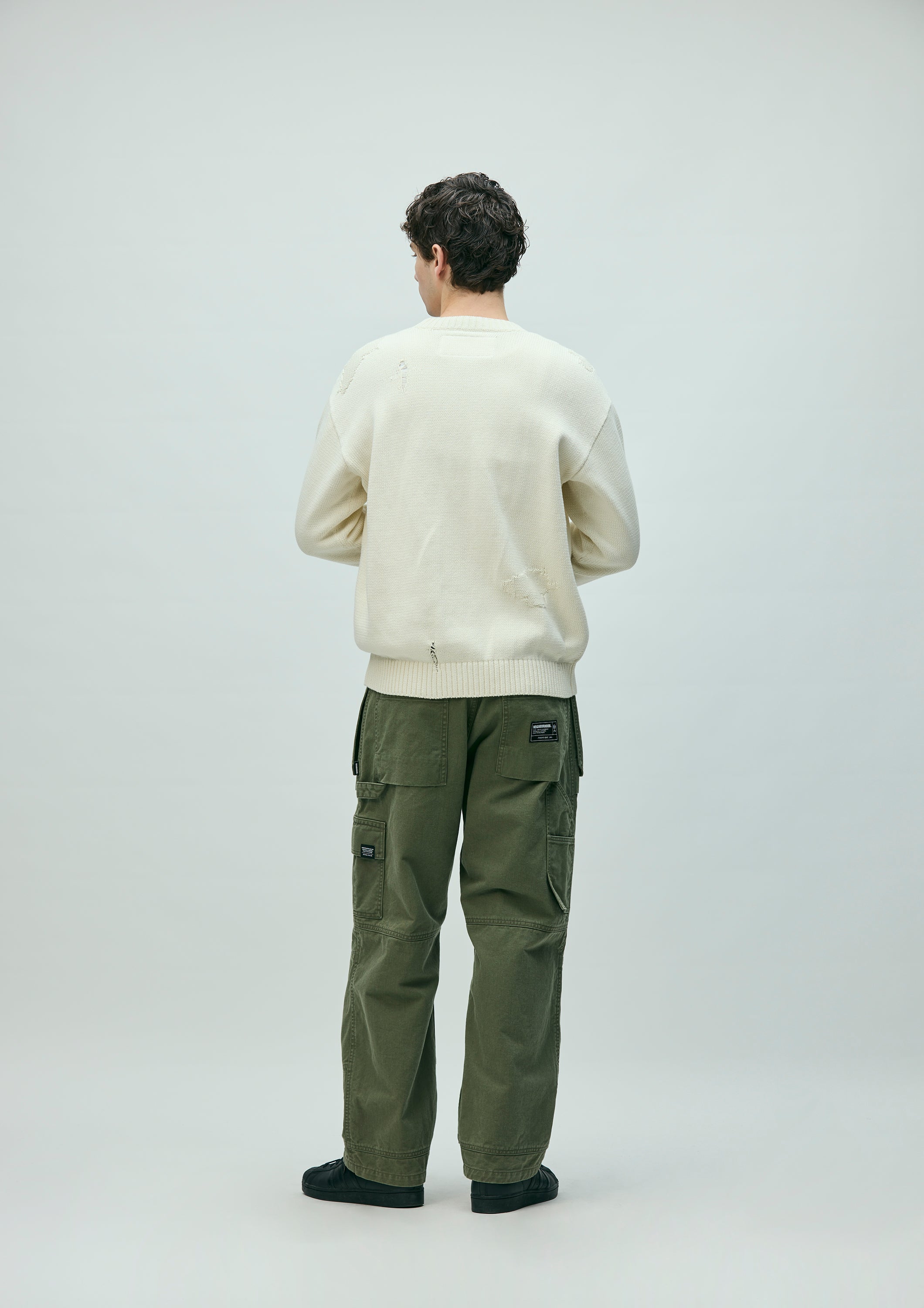 パンツ NEIGHBORHOOD TOOL POCKET UTILITY PANTS NEIGHBORHOOD Tool Pocket Utility Pants - Relaxed sulfur-dyed chino