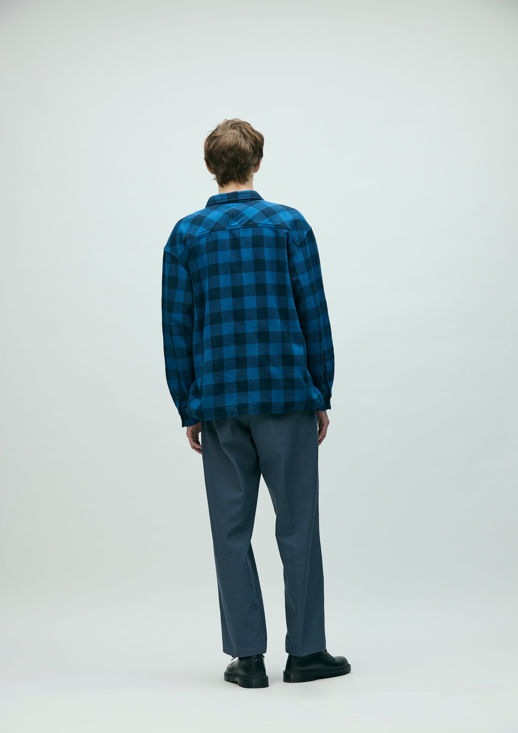 トップス house on the hill L/S Tee (Checker) Maison Margiela: White Check Panel Cotton T-shirt | SSENSE