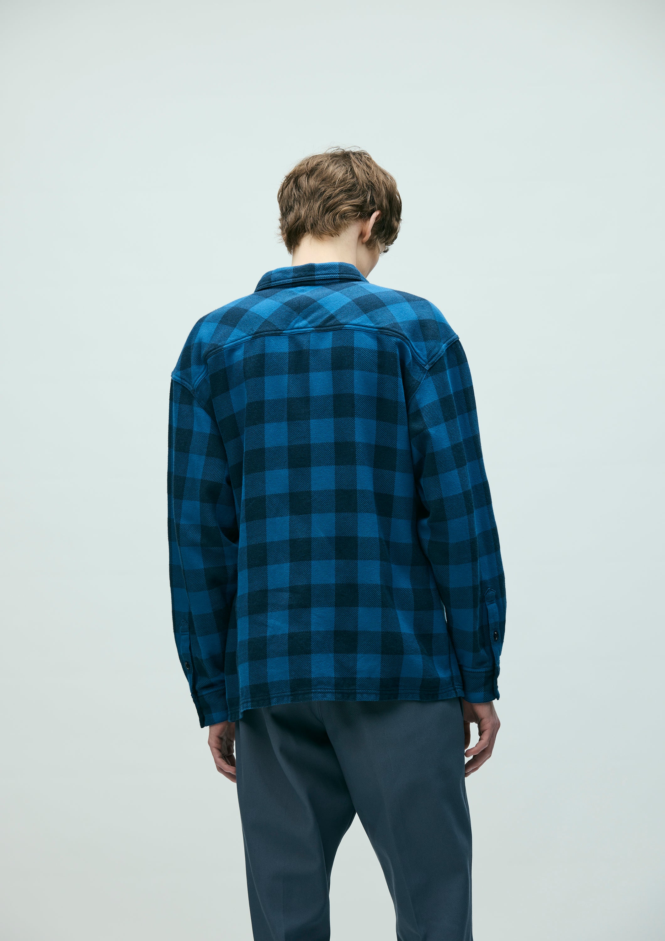 トップス house on the hill L/S Tee (Checker) GARMENT DYED BLOCK CHECK SHIRT LS
