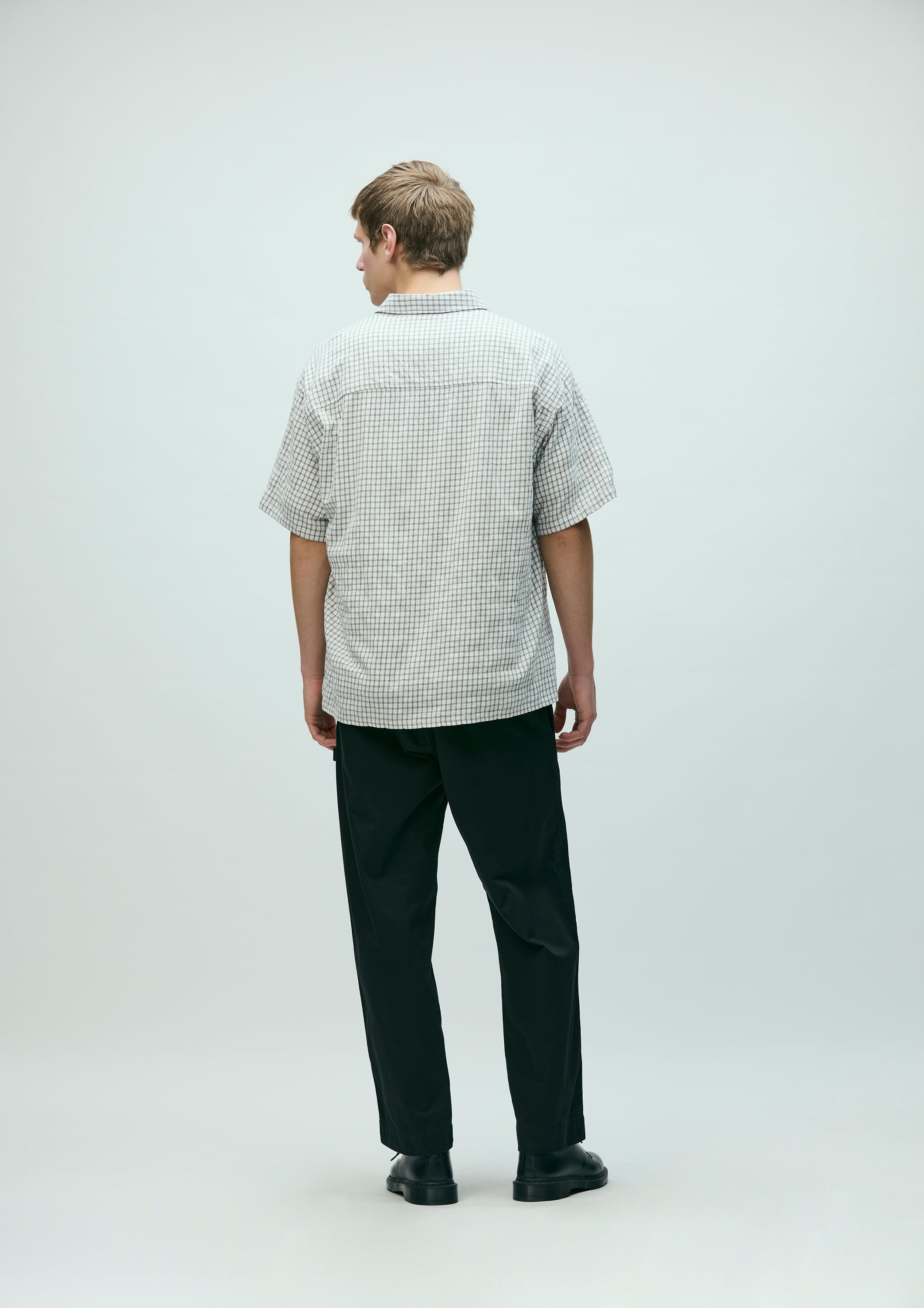 BW . CHECK SHIRT SS