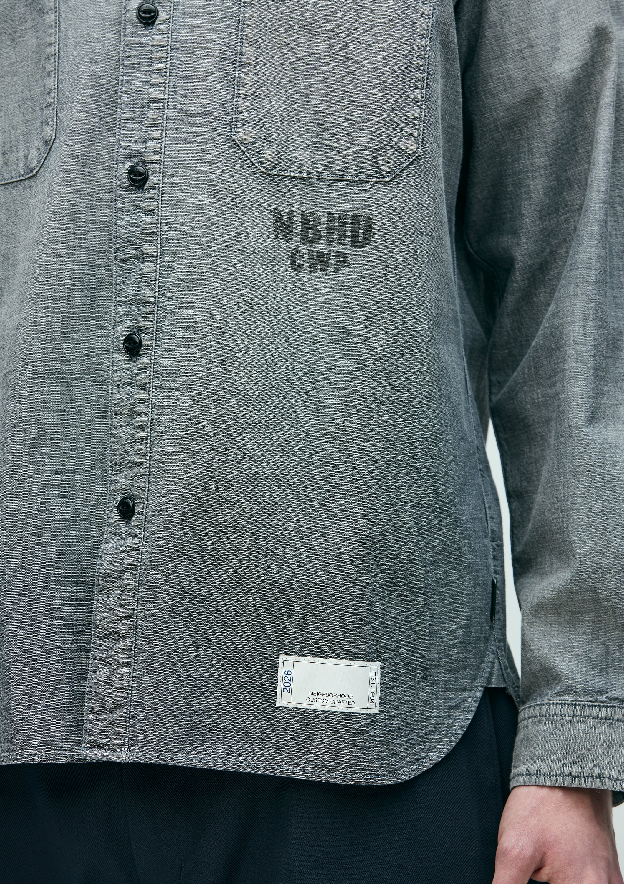 CHAMBRAY SHIRT LS