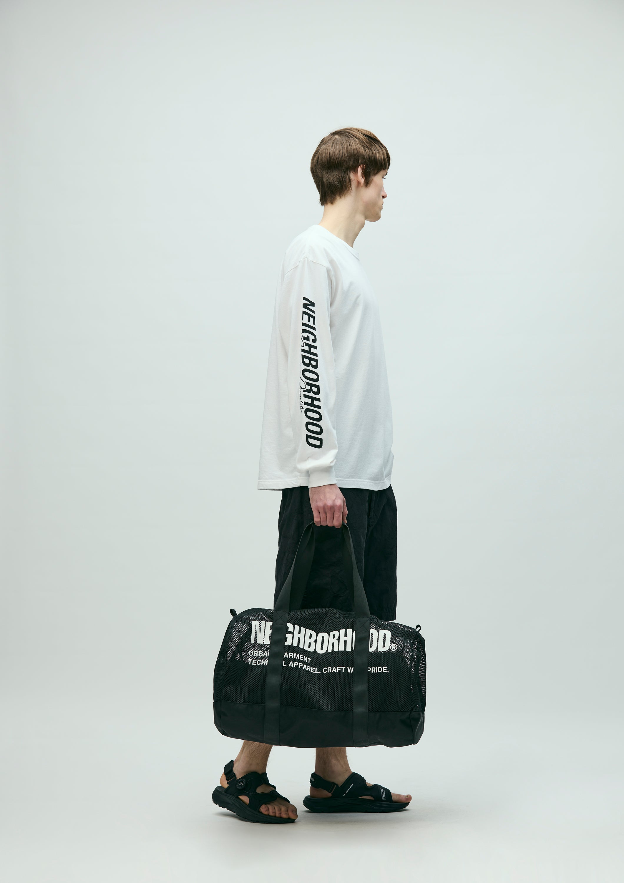 MESH BOSTON BAG