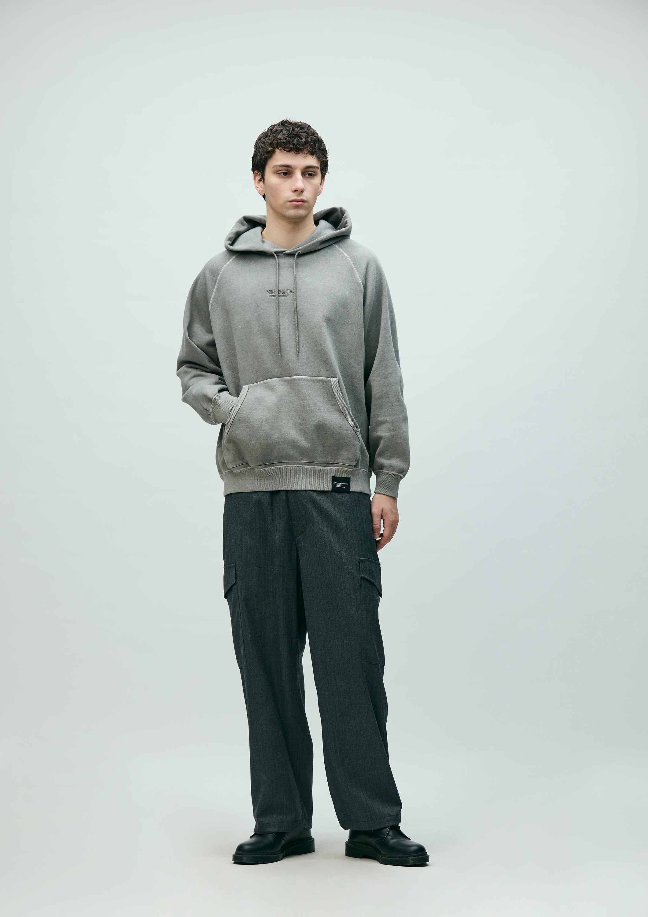 PIGMENT DYED SWEAT HOODIE LS