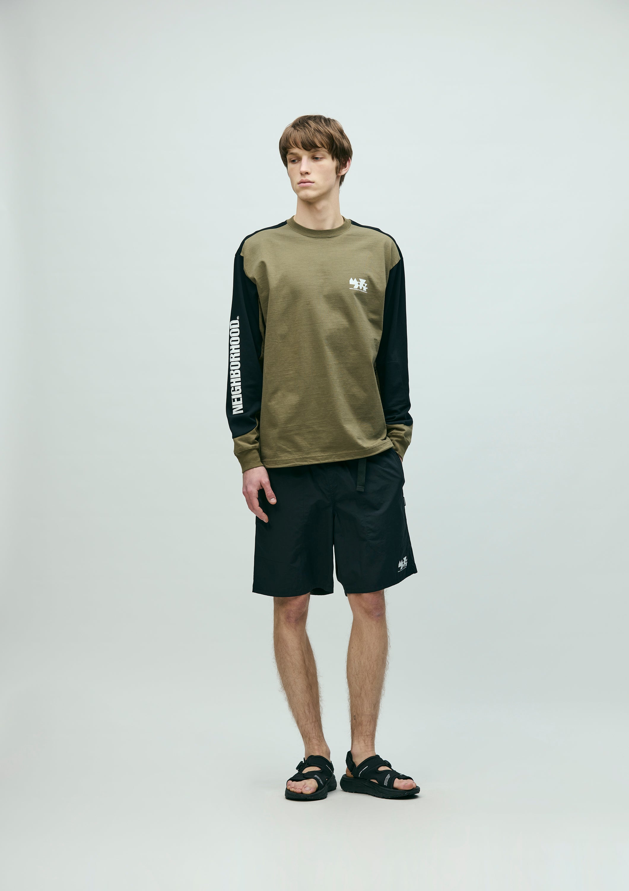 トップス NEIGHBORHOOD BEST MAP . CREWNECK LS-1
