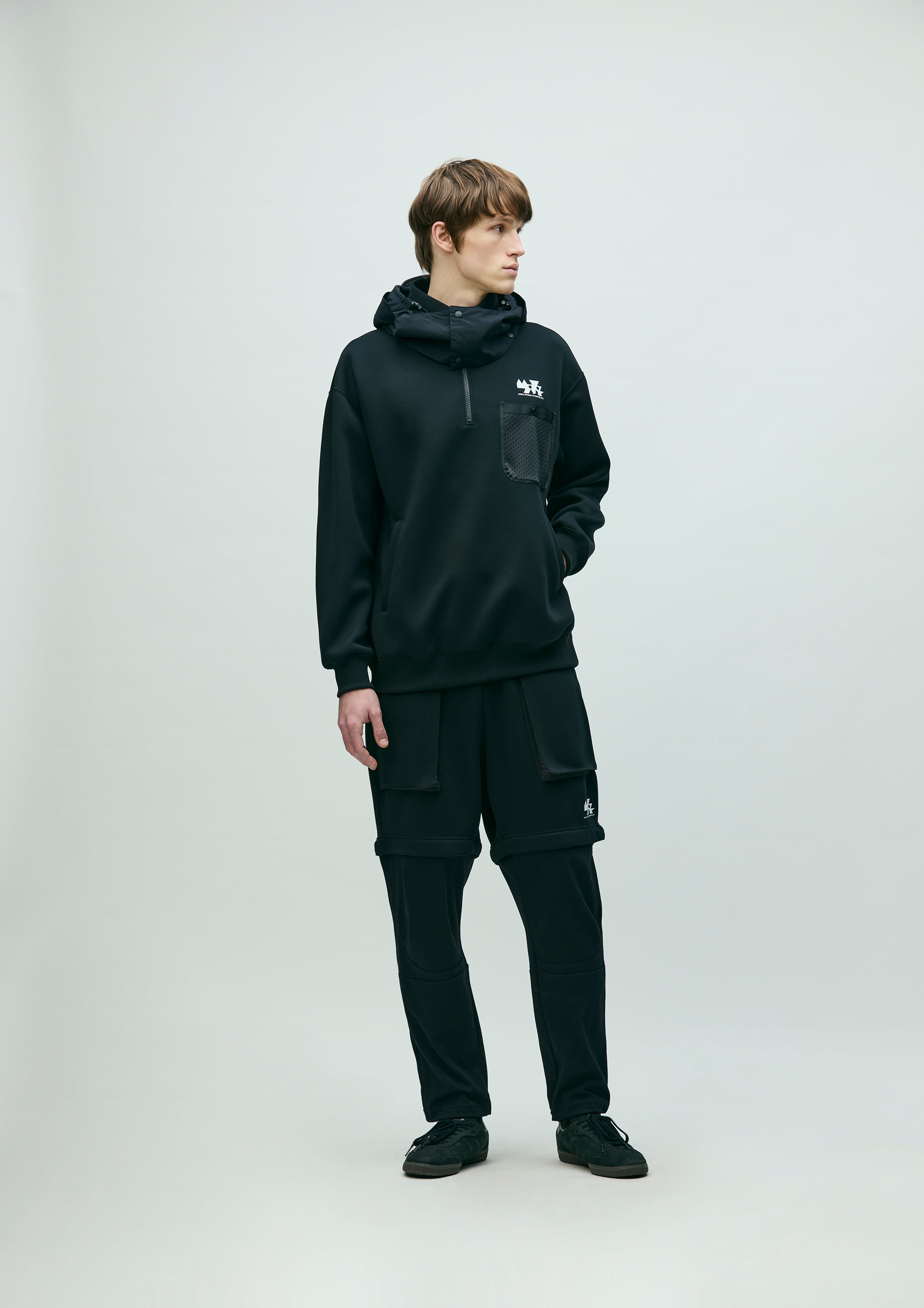 NEIGHBORHOOD 261XBNH-PT-M01 ブラックサイズM MAP . CONVERTIBLE PANTS