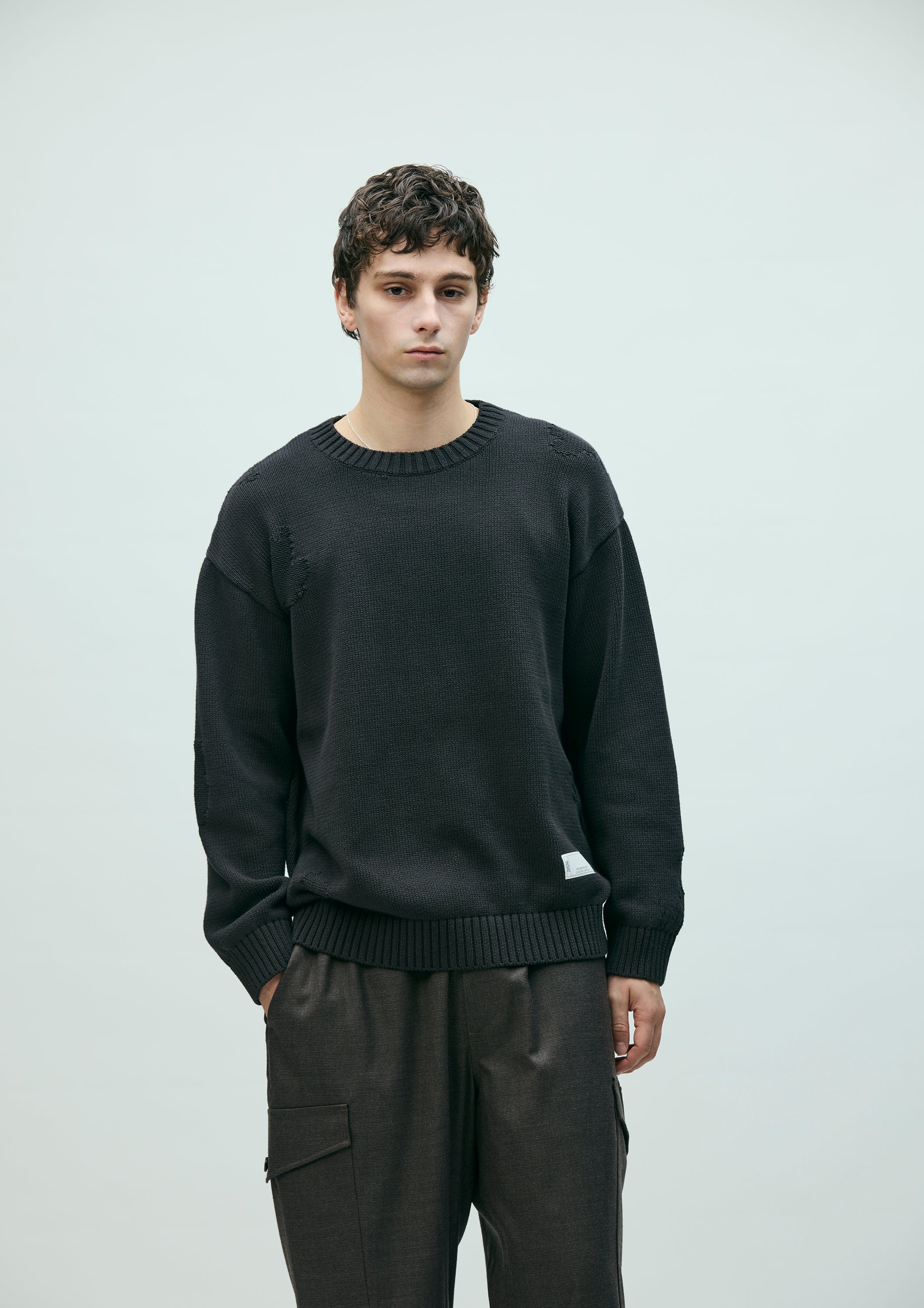 トップス NEIGHBORHOOD25SS Savage CREWNECK-P LS XL Neighborhood Black Crewneck-P Savage LS T-shirt Neighborhood