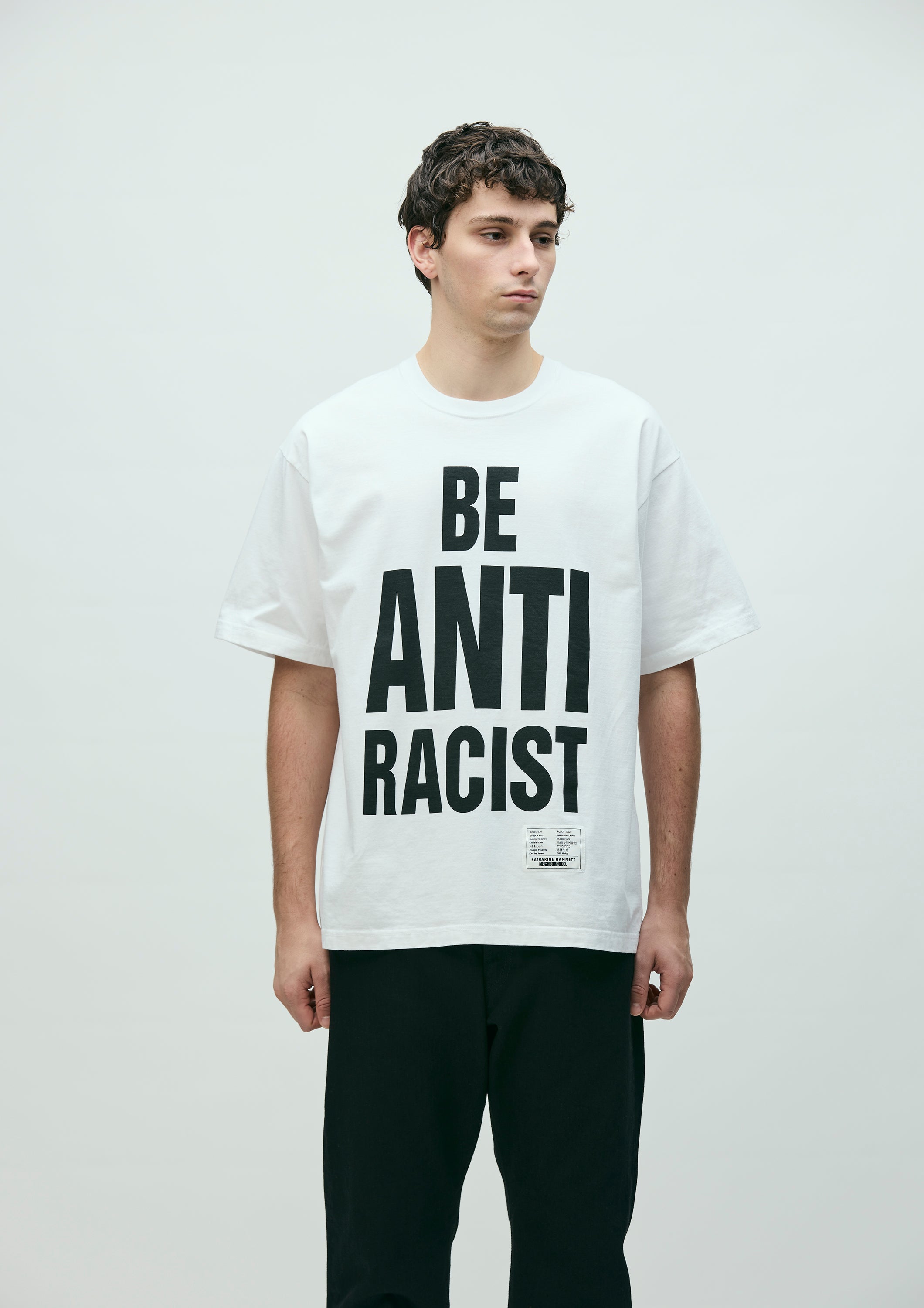 NH X KATHARINE HAMNETT . CREWNECK SS-1