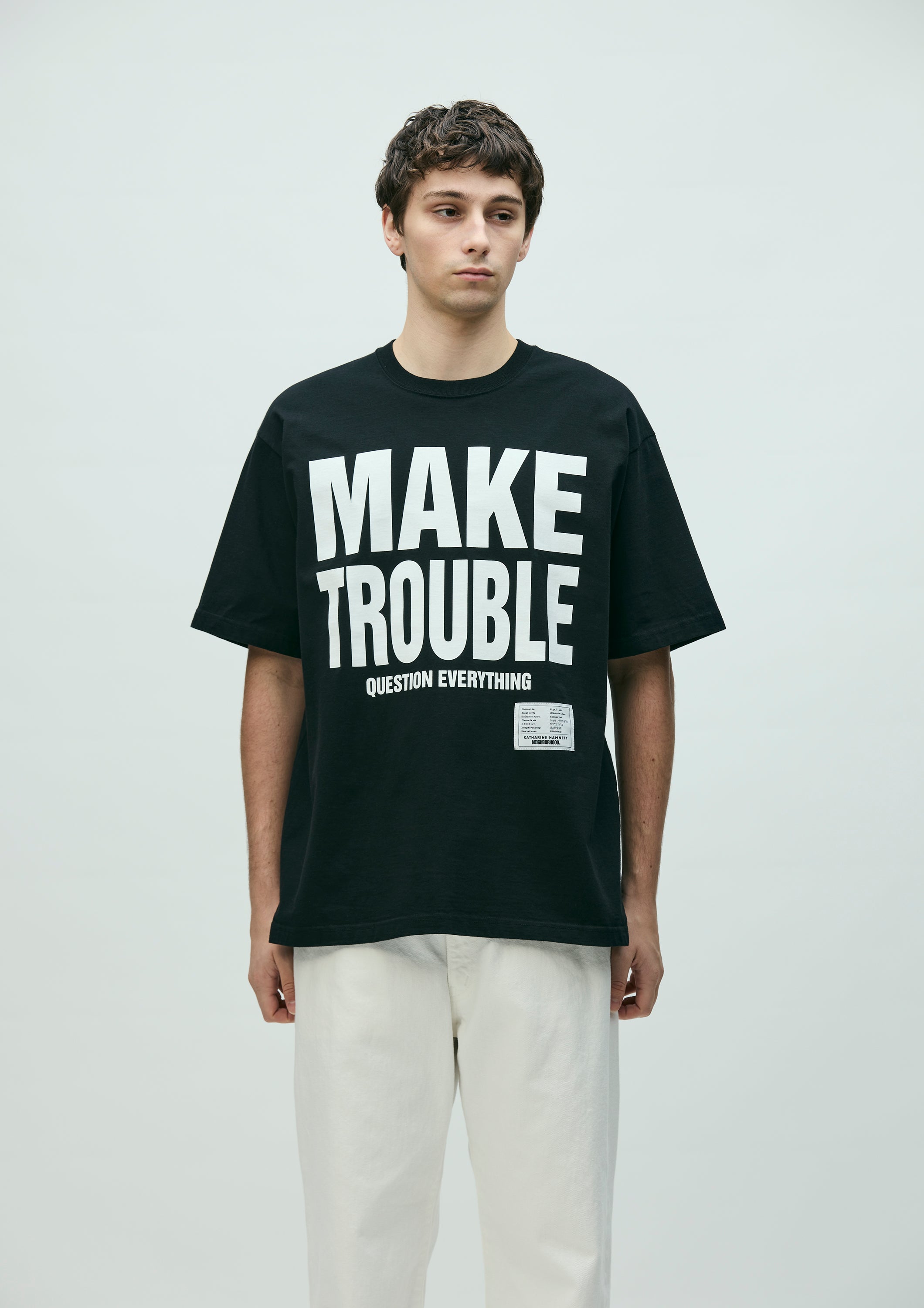 NH X KATHARINE HAMNETT . CREWNECK SS-2