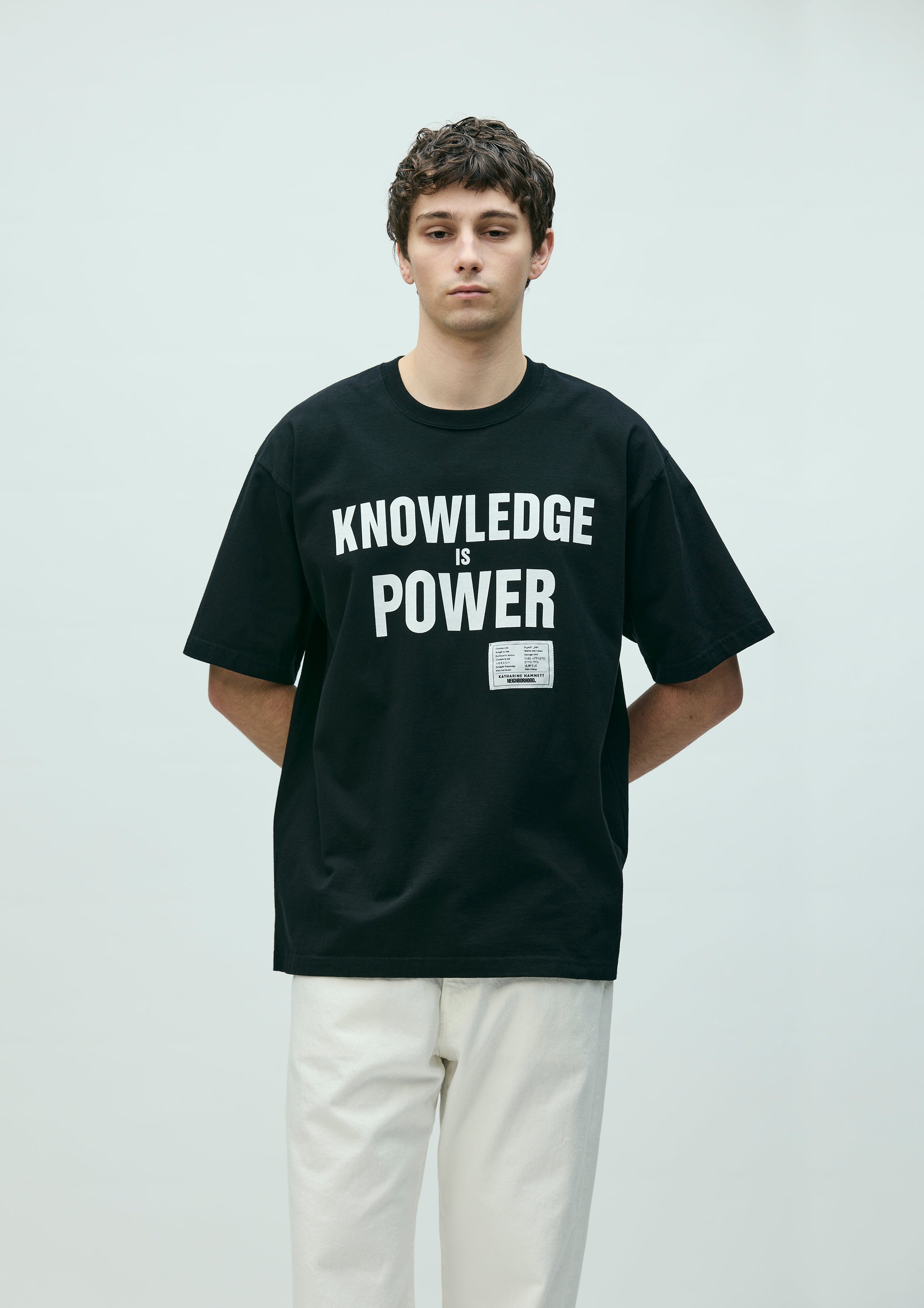 NH X KATHARINE HAMNETT . CREWNECK SS-4
