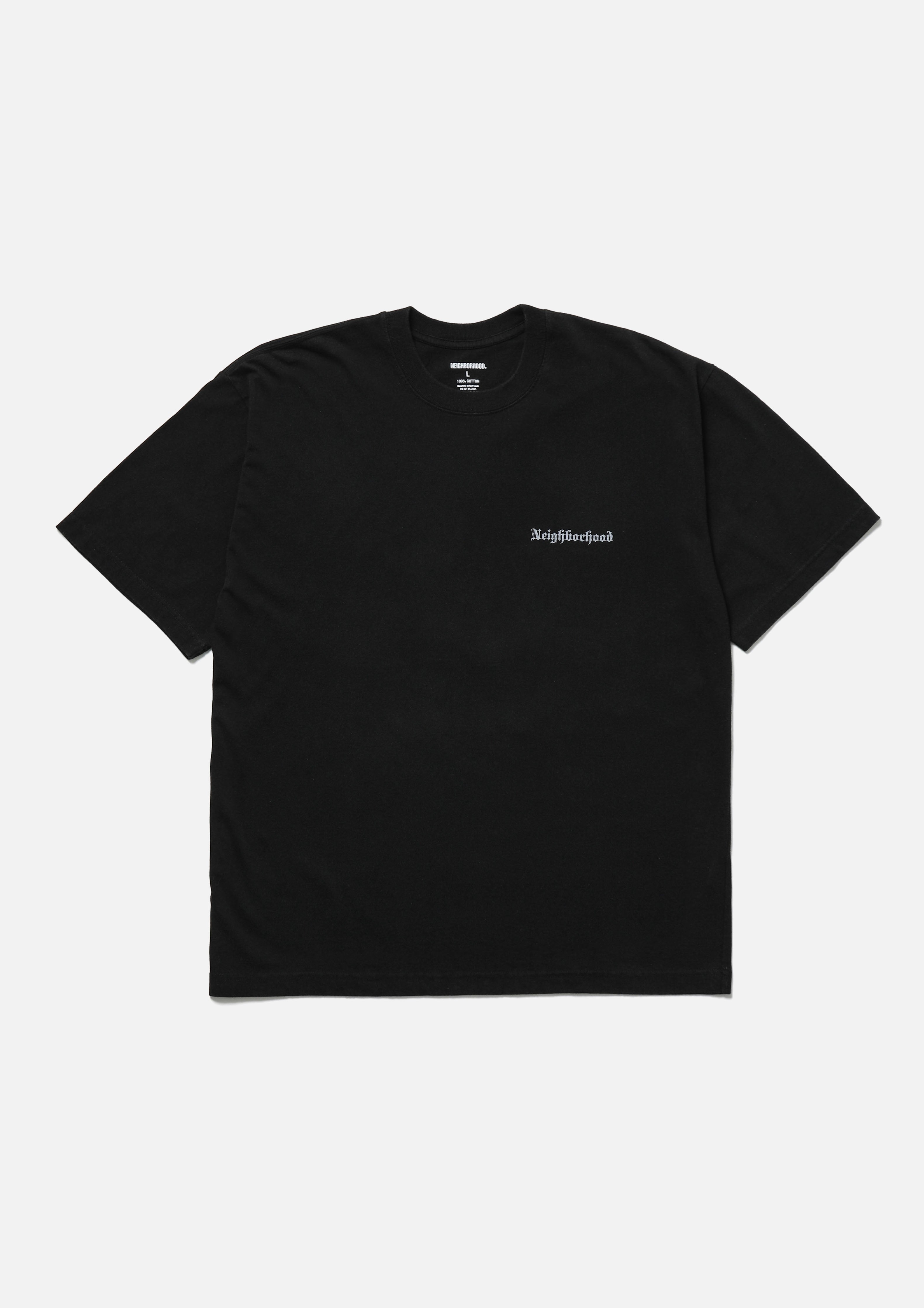 サイズL NEIGHBORHOOD spot スカルロゴTシャツ black NH 261 SPOT . TEE SS-8