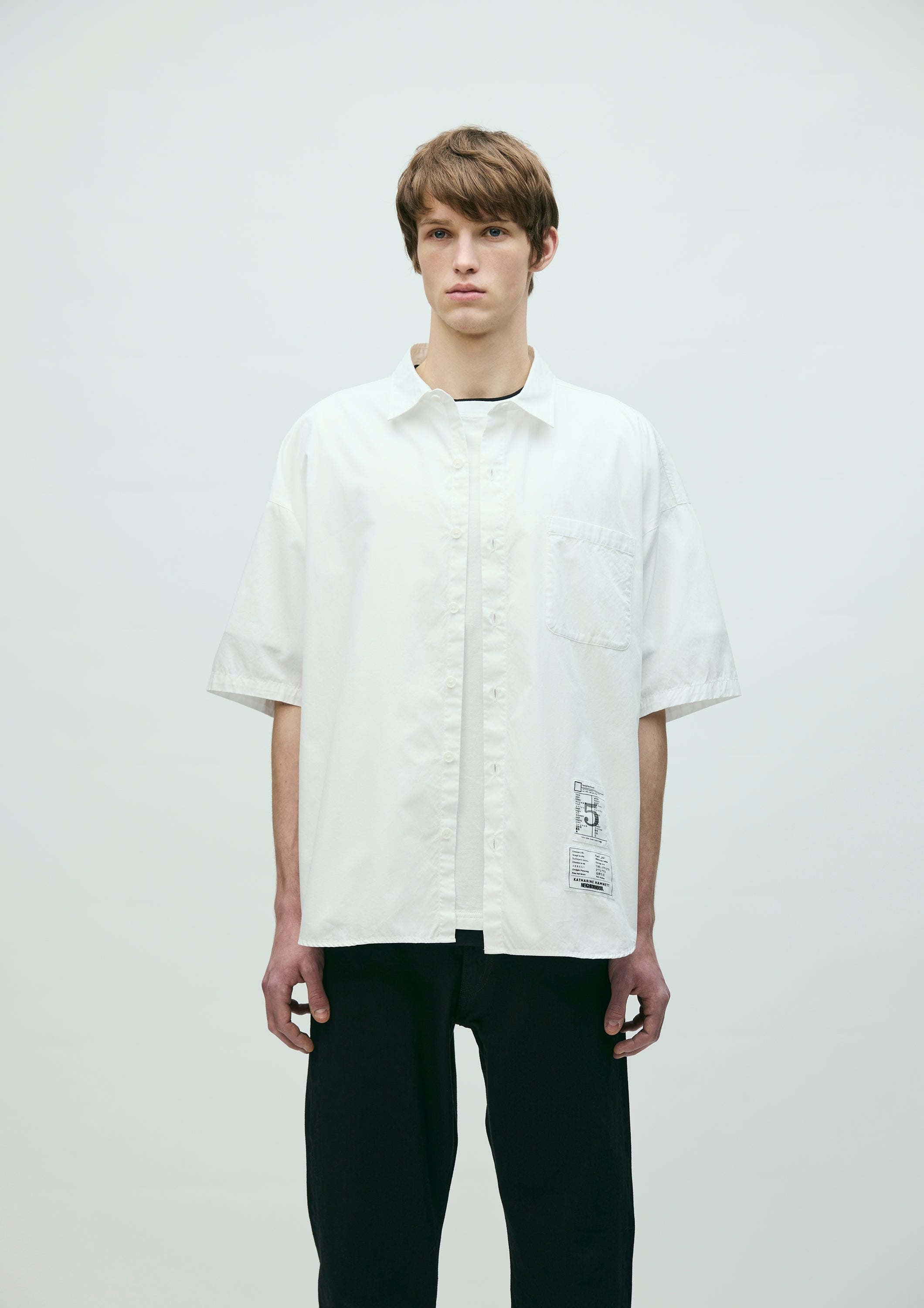 NH X KATHARINE HAMNETT . BW . OVER SHIRT SS