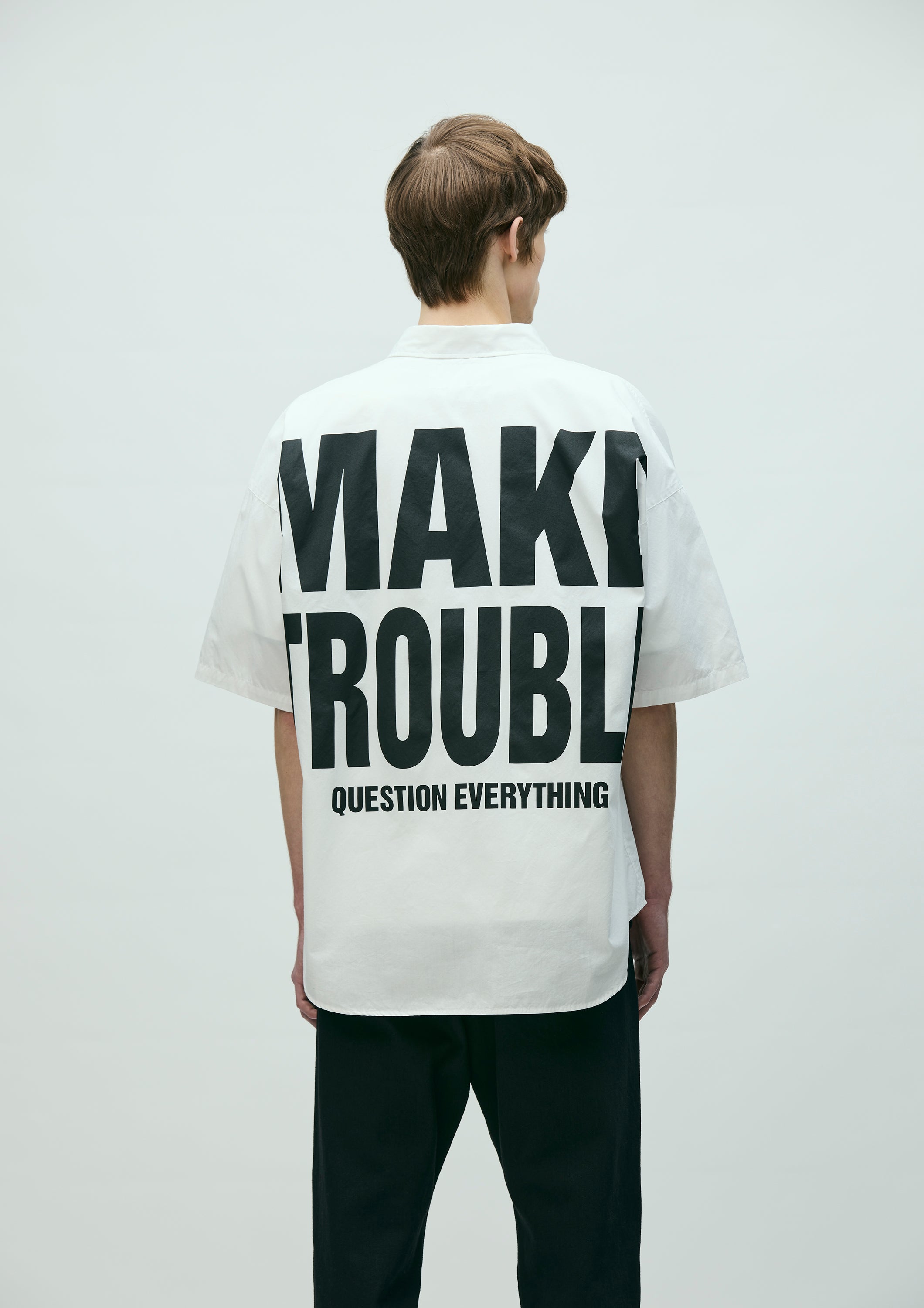 NH X KATHARINE HAMNETT . BW . OVER SHIRT SS