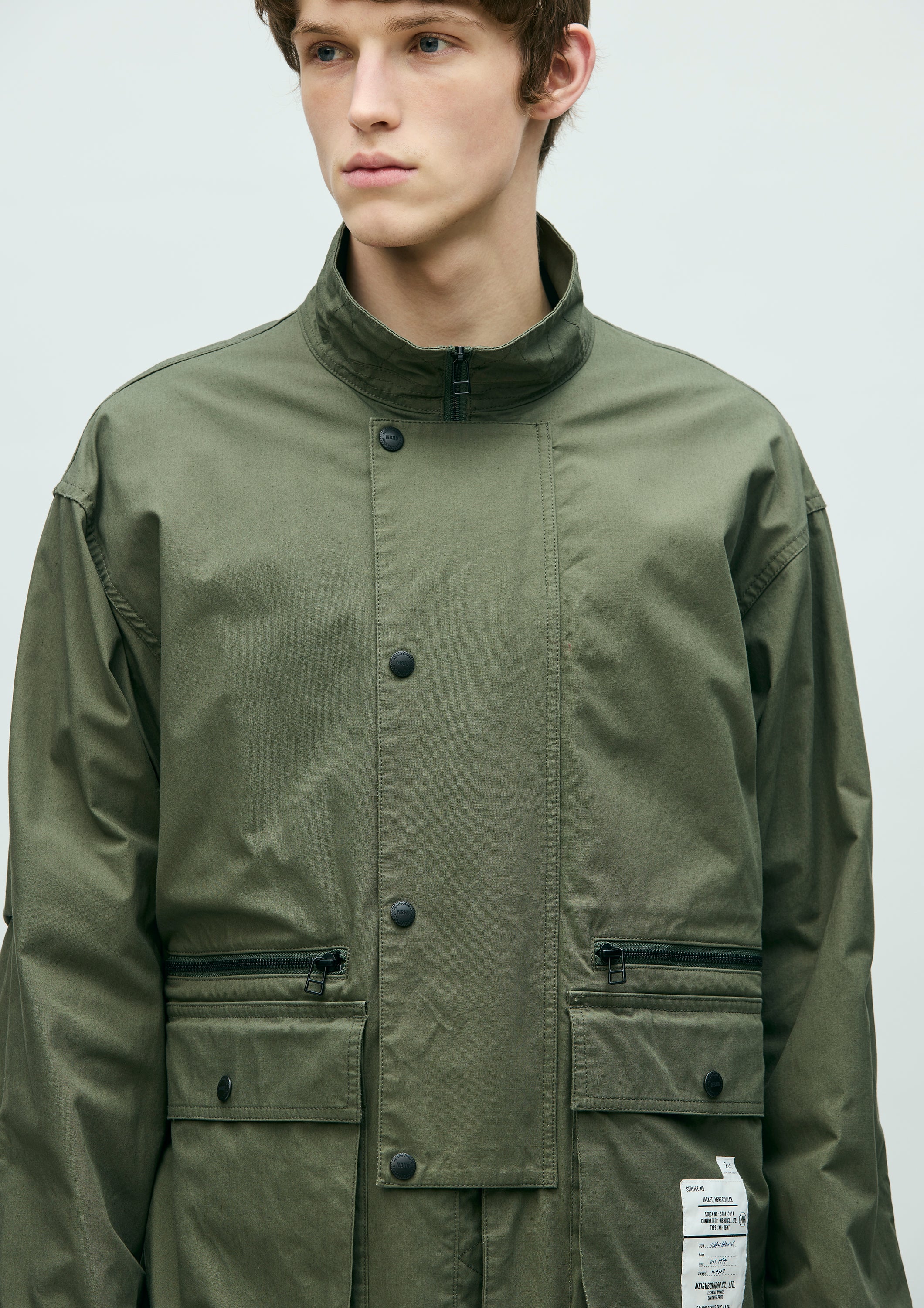 STAND COLLAR FIELD JACKET