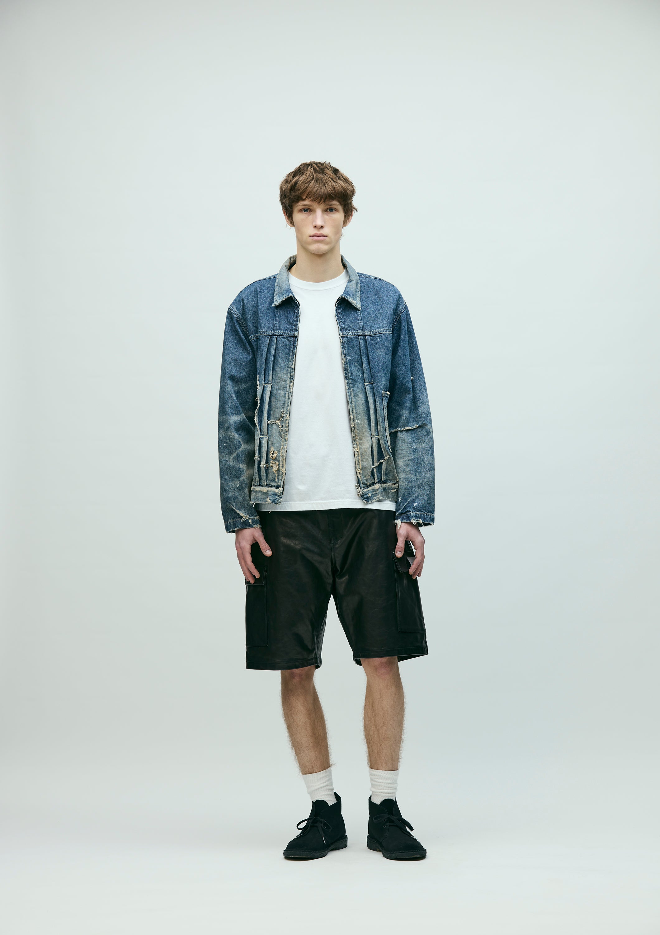SAVAGE LW DENIM ZIP JACKET