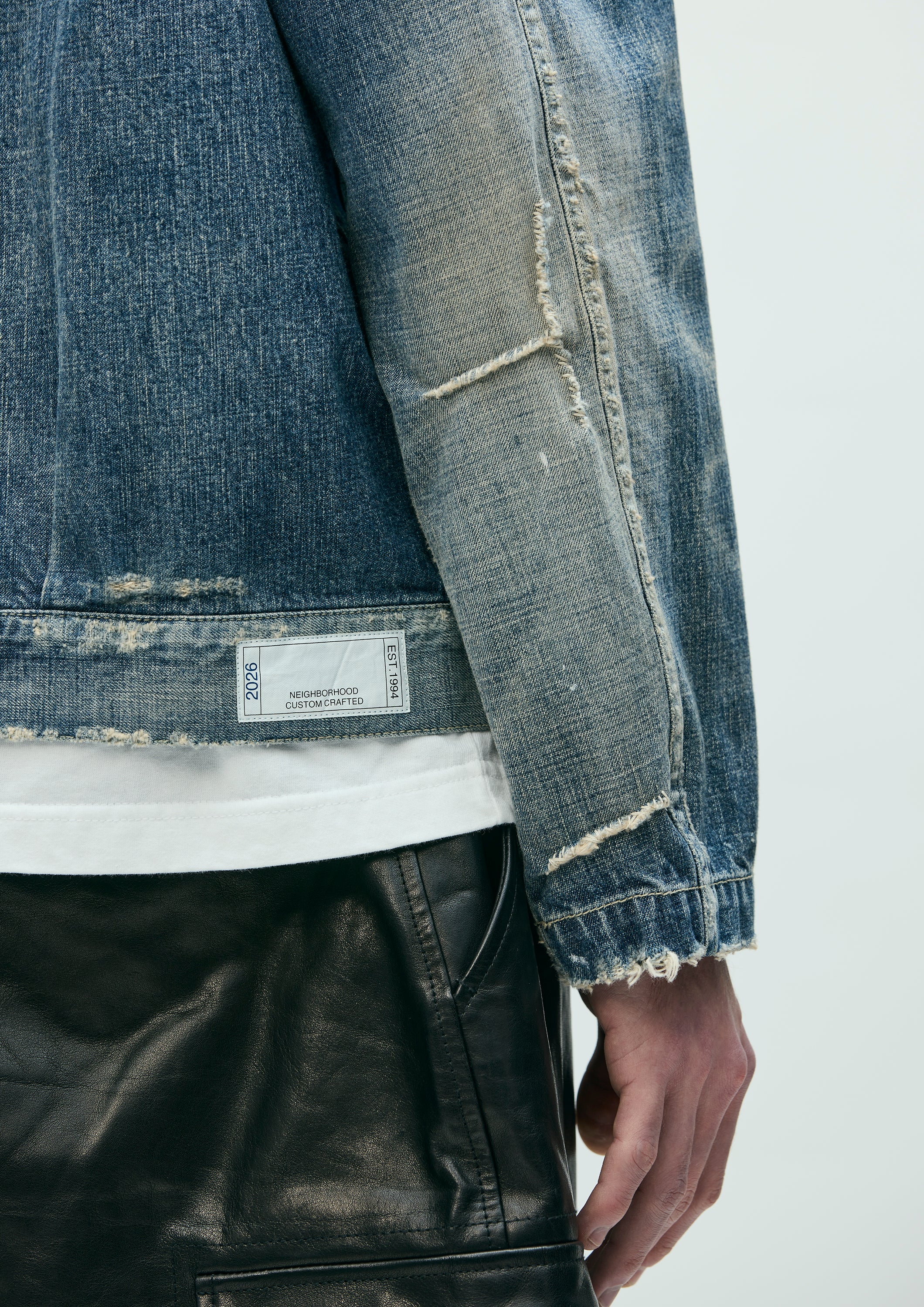 SAVAGE LW DENIM ZIP JACKET