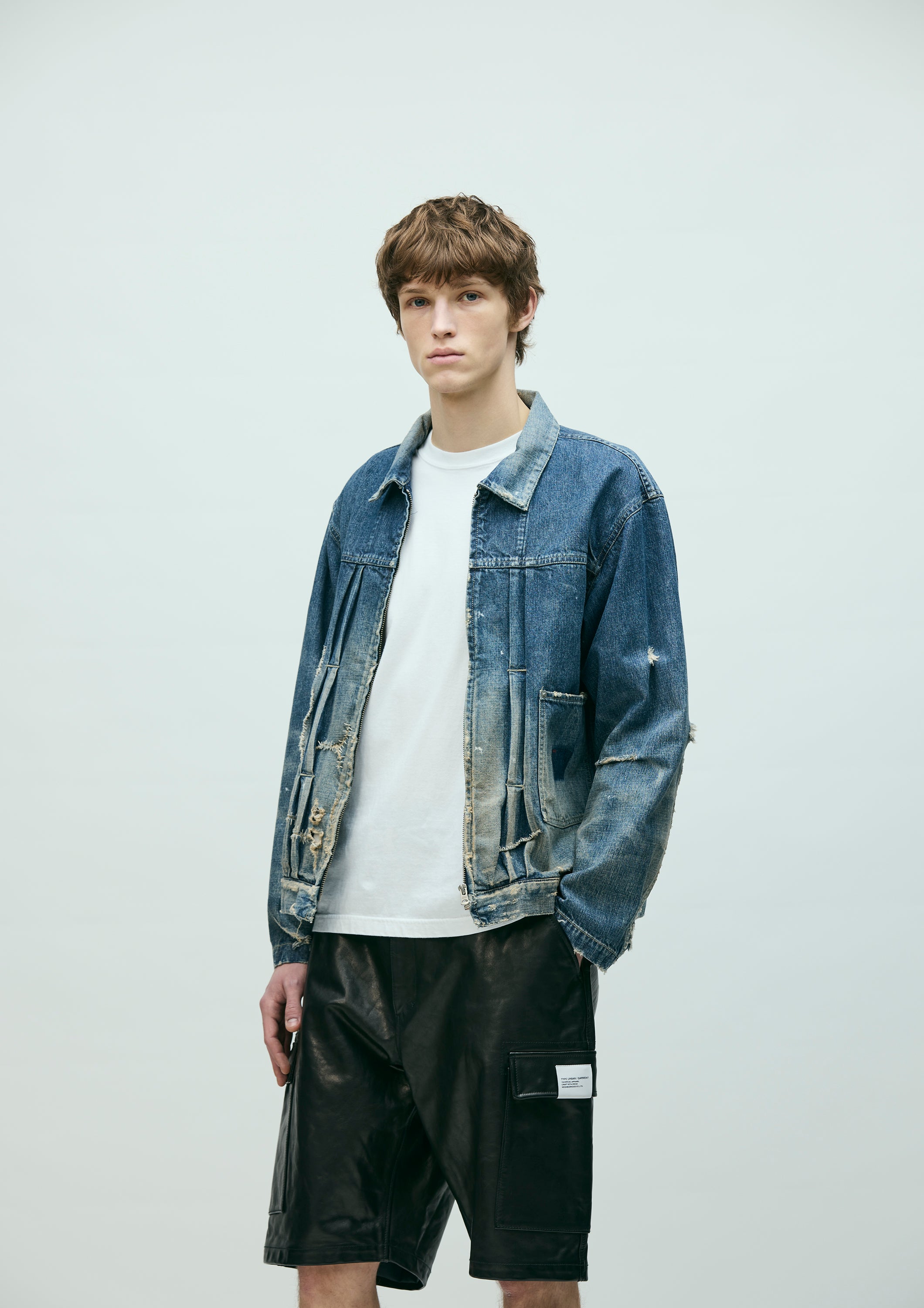 SAVAGE LW DENIM ZIP JACKET