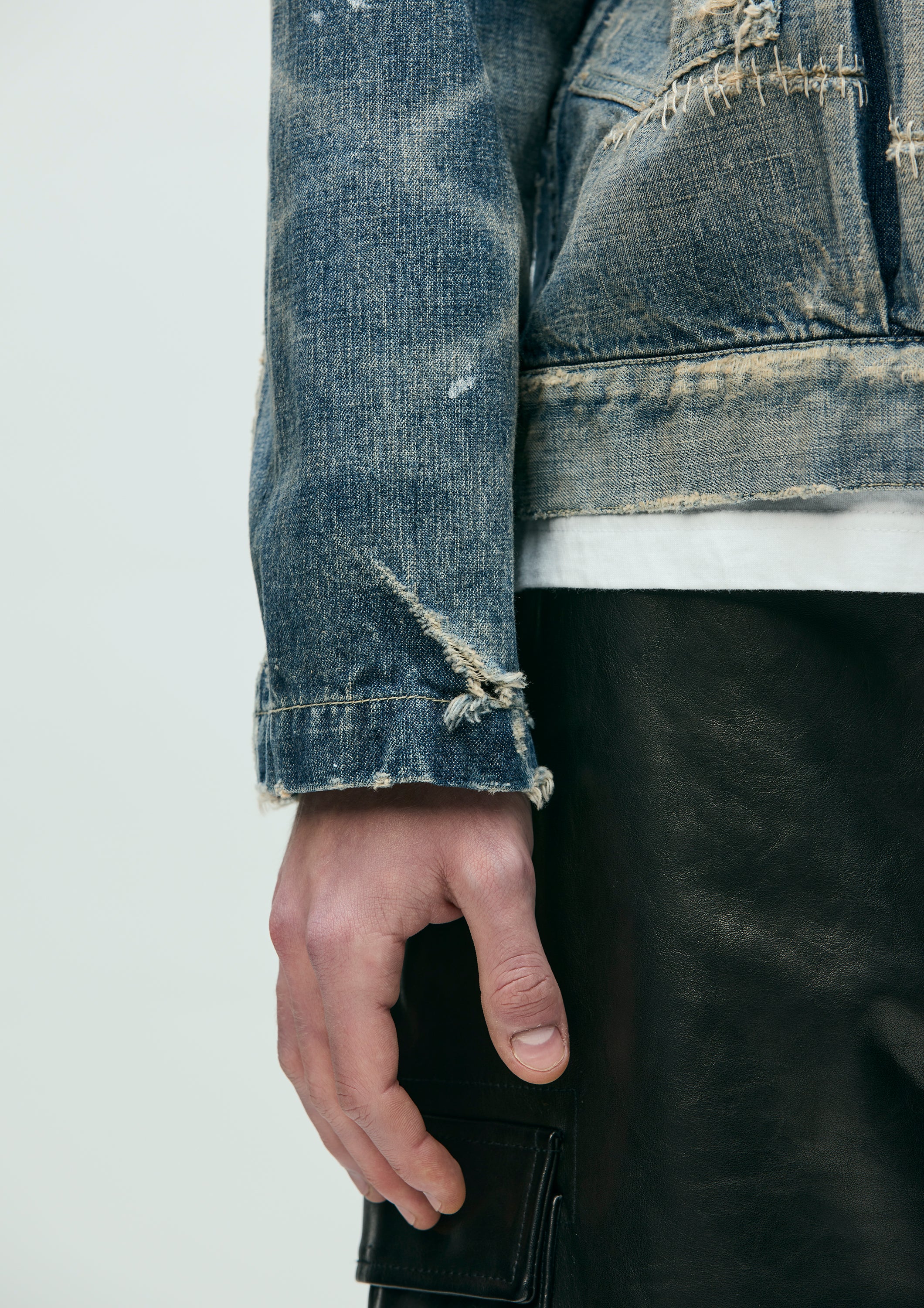SAVAGE LW DENIM ZIP JACKET