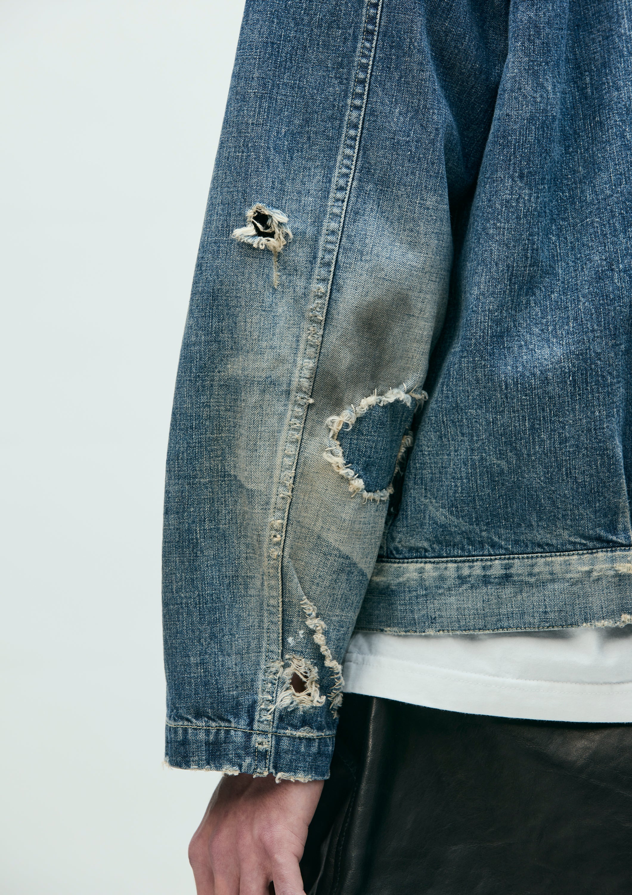 SAVAGE LW DENIM ZIP JACKET
